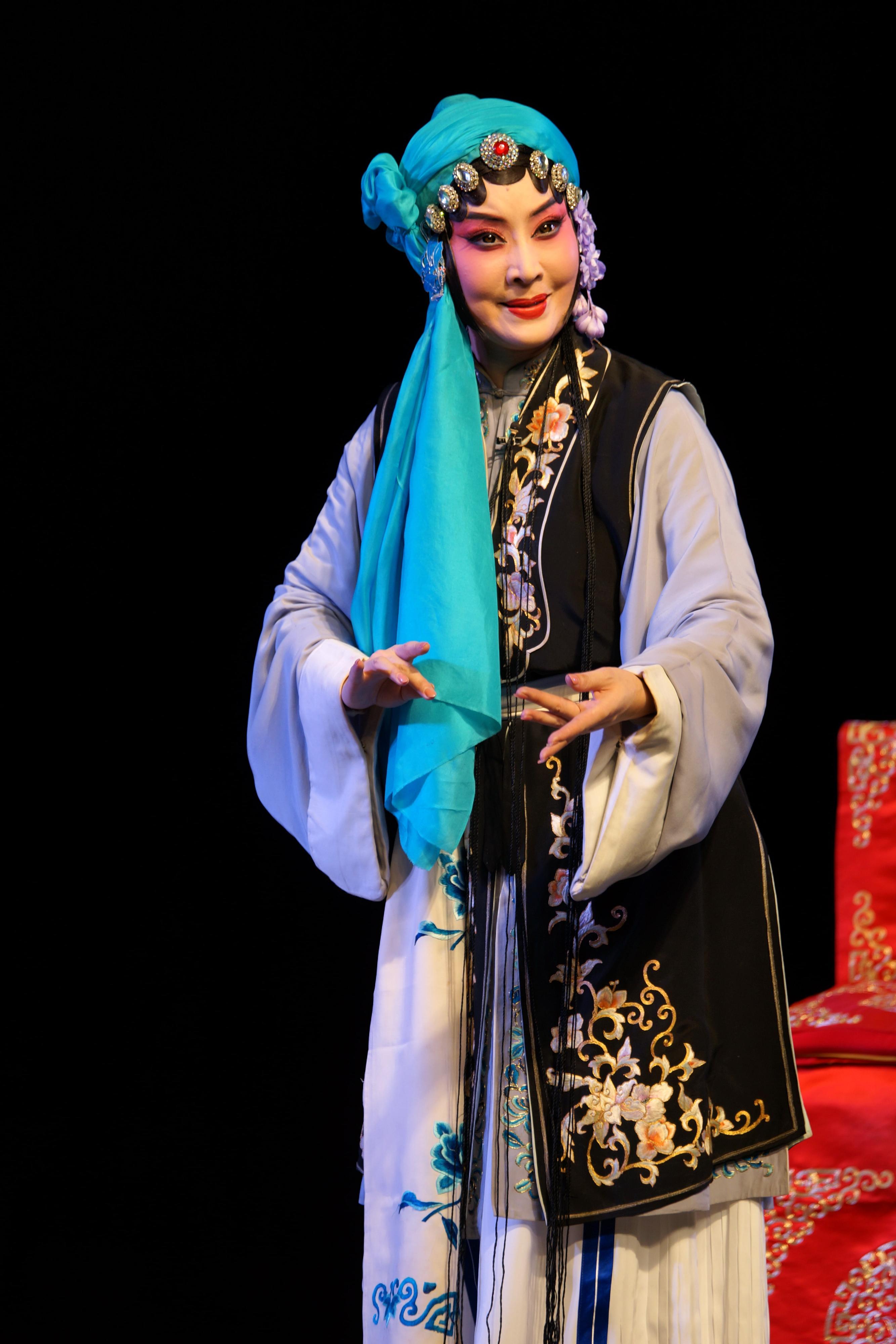 首届中华文化节七月上演三场北方昆曲经典。图示《货郎旦‧女弹》剧照。