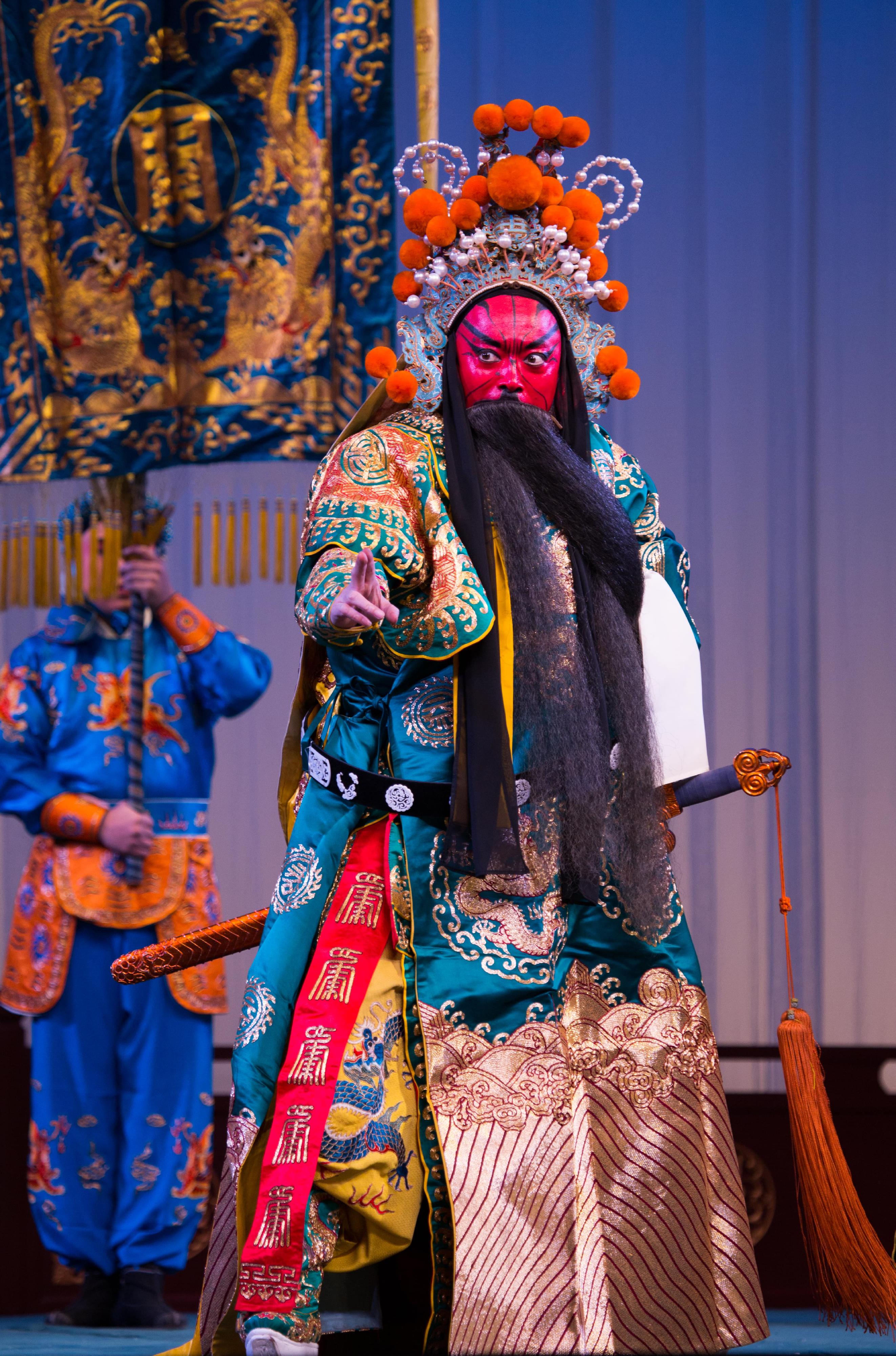 首届中华文化节七月上演三场北方昆曲经典。图示《单刀会‧刀会》剧照。