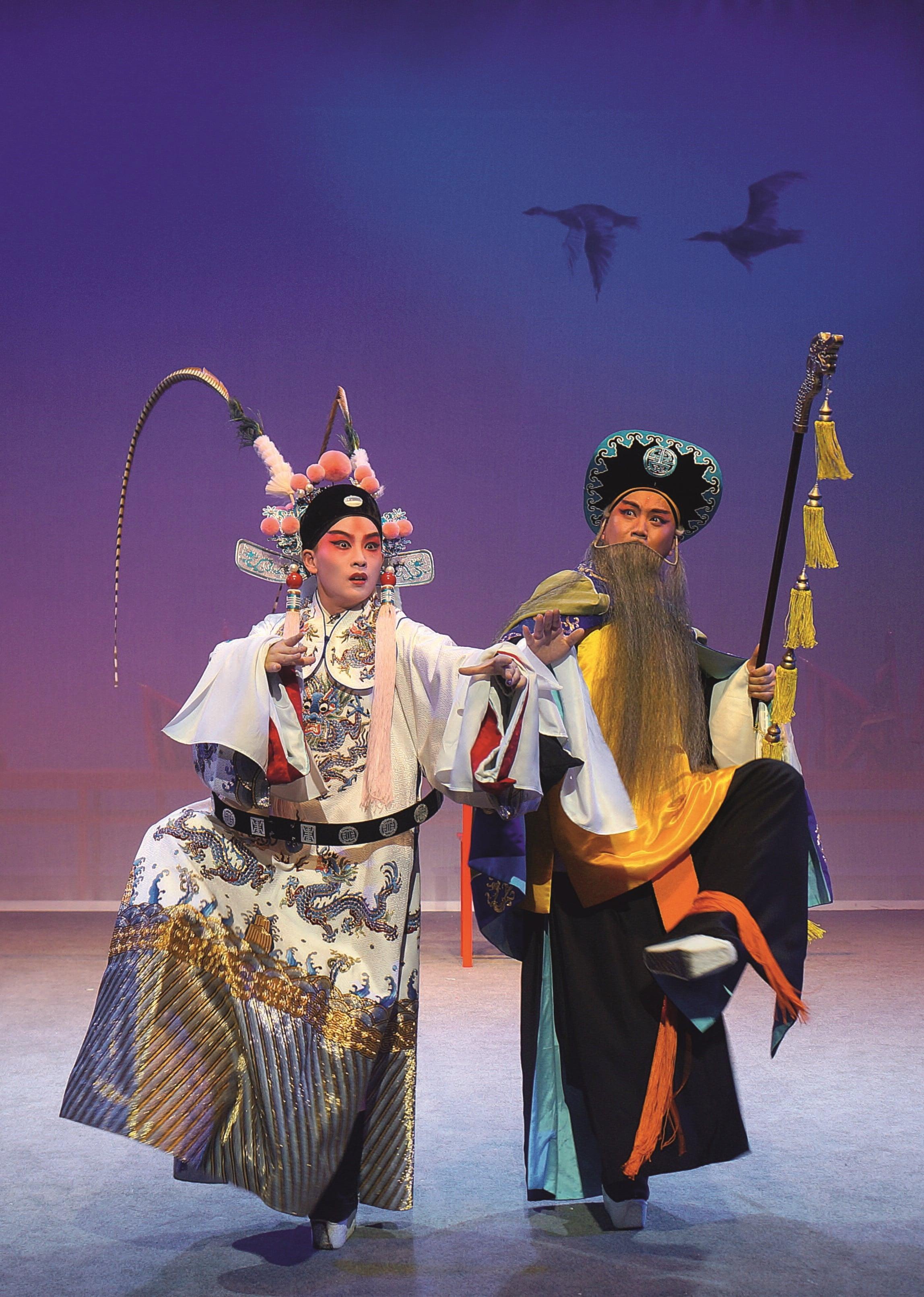 The inaugural Chinese Culture Festival will stage three classic Northern Kunqu opera plays in July. Photo shows a scene from the performance "Looking Homeward" from "Su Wu Herding Sheep".