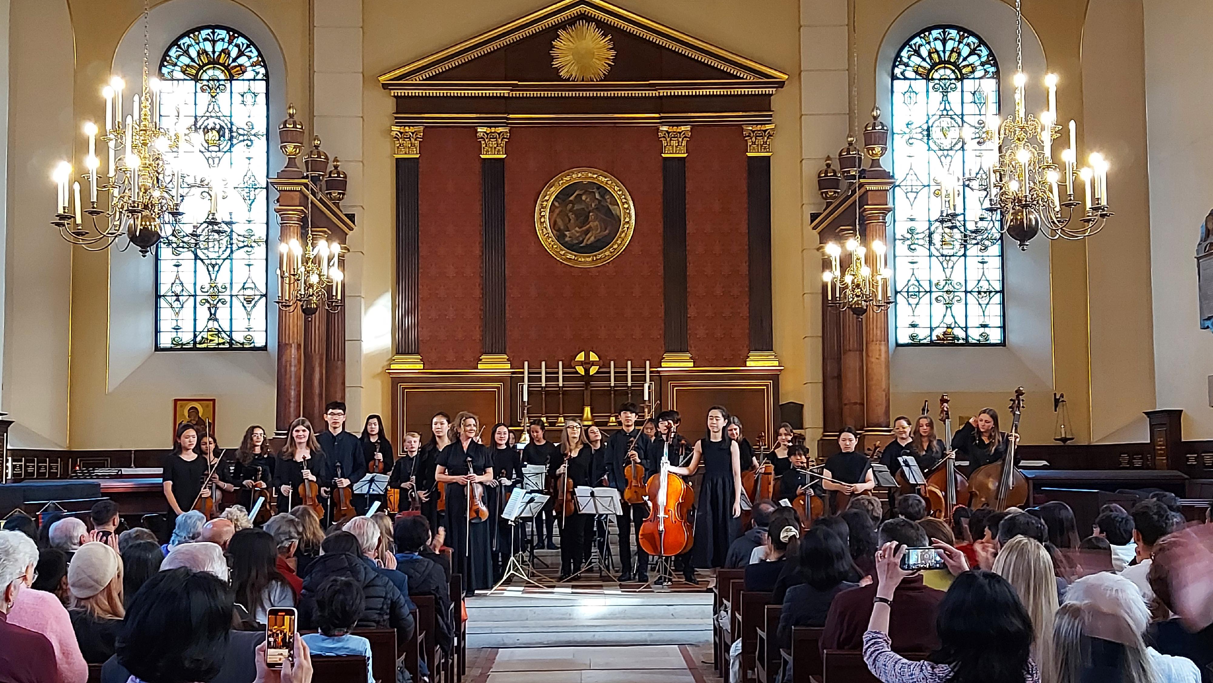 The Hong Kong Economic and Trade Office, London supports Musicus Society's cultural exchange tour in partnership with the English Chamber Orchestra from July 3 to 9, 2024 (London time). The highlight of the tour was a public concert held at the historic St. Paul's Church at Covent Garden, London, in the evening of July 7.