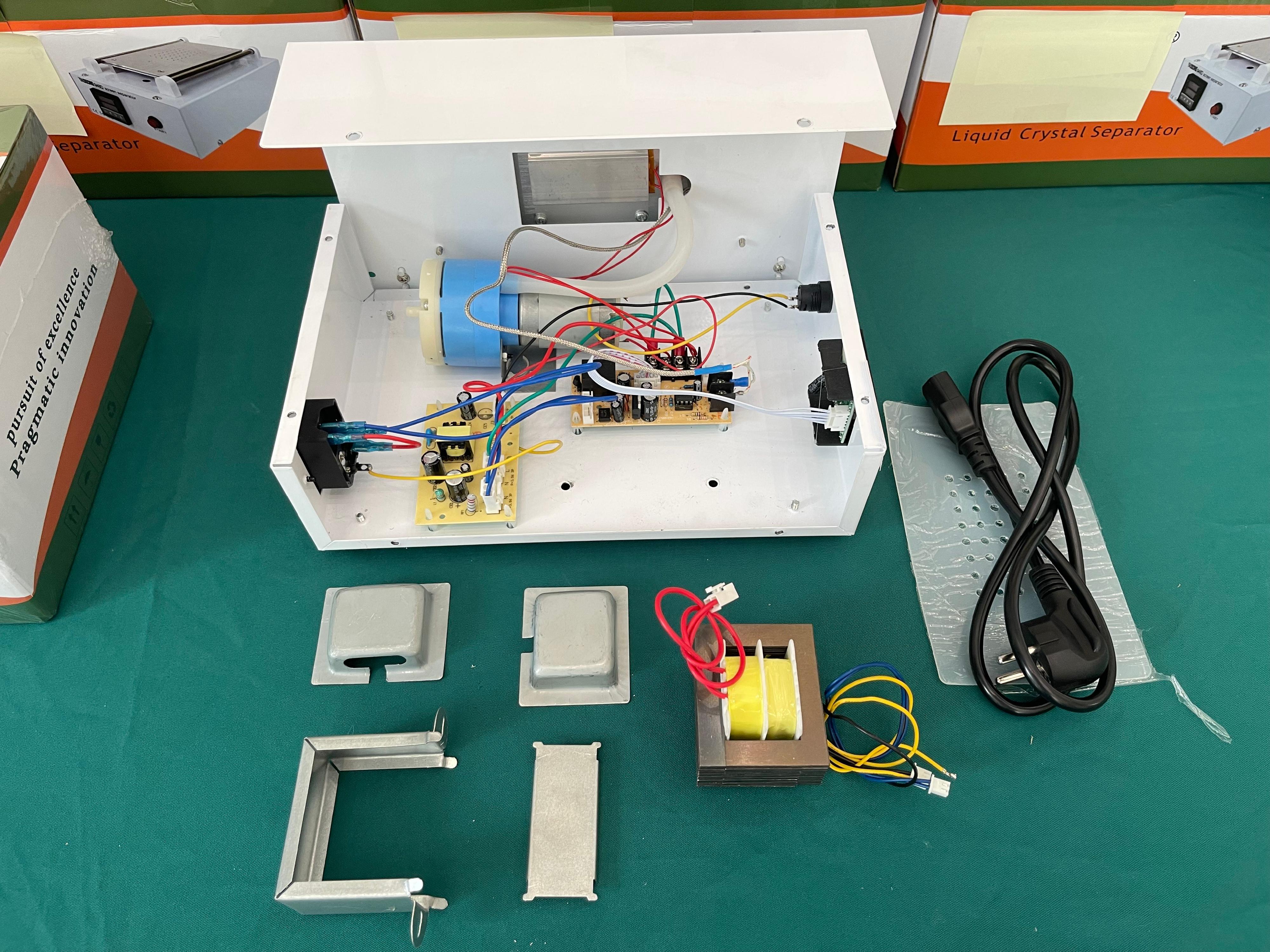 Hong Kong Customs on July 3 detected a suspected gold-smuggling case involving air cargo and seized about 22 kilograms of suspected gold with an estimated market value of about $13 million at Hong Kong International Airport. Photo shows a screen separator used to conceal the smuggled gold.
