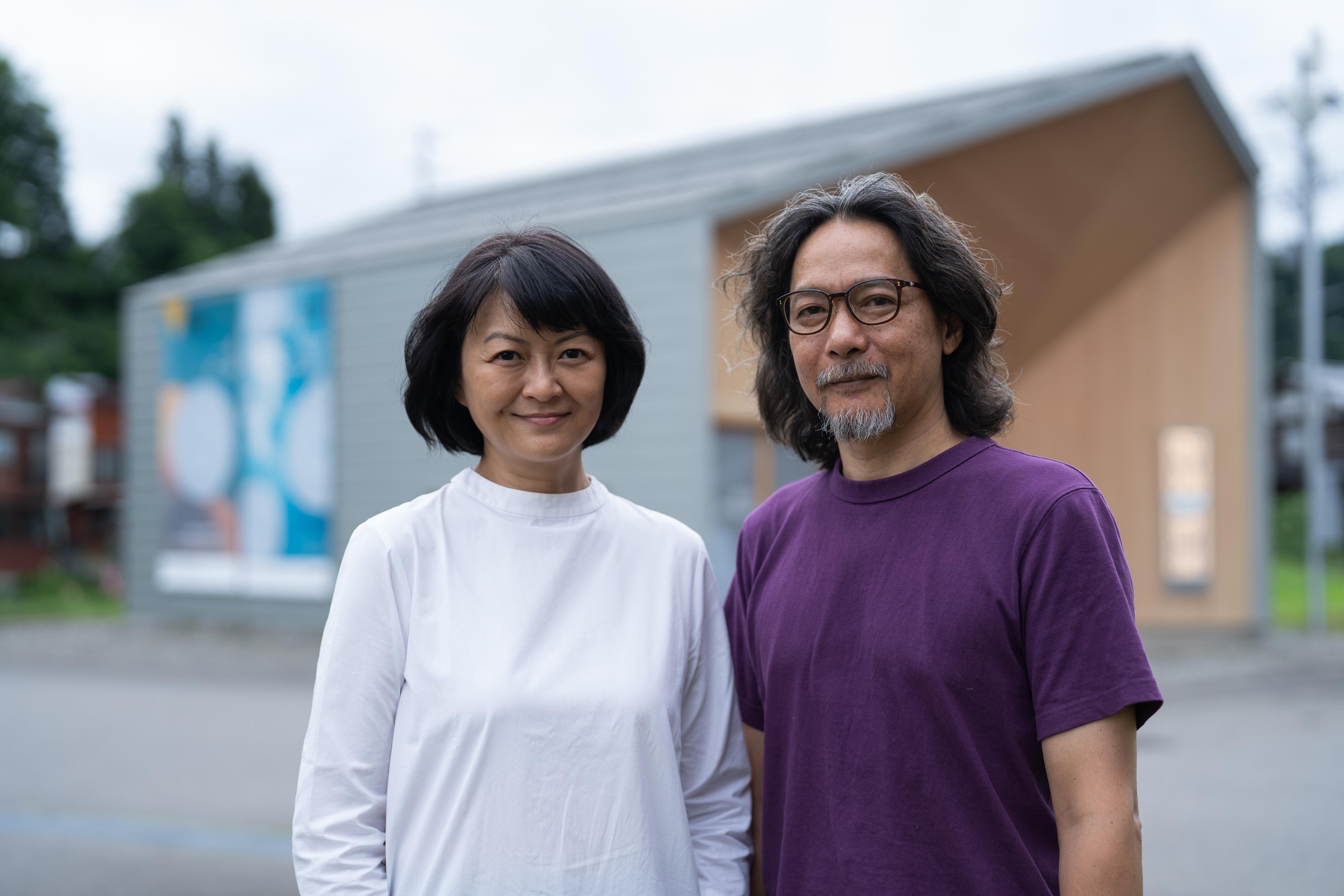 "Hong Kong House at the Echigo-Tsumari Art Triennale 2024 – Two Places Under the Same Sky" will be staged in Tsunan, Niigata Prefecture, Japan, from tomorrow (July 13) until November 10. Photo shows the participating Hong Kong artists Matthew Tsang (right) and Cordelia Tam (left).