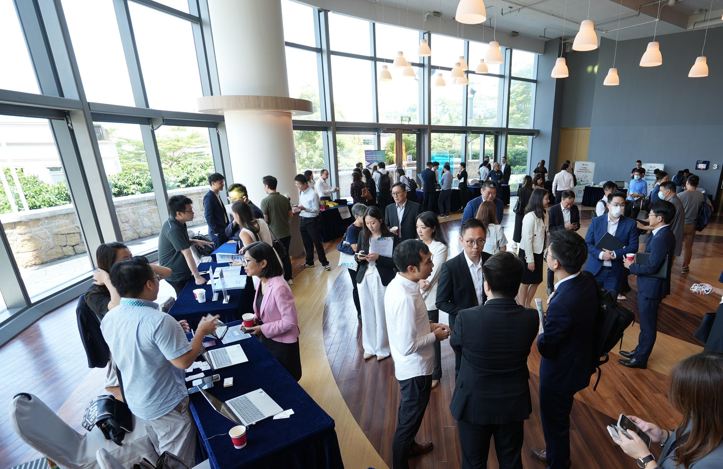 Over 300 participants from the banking, securities, insurance, mandatory provident fund, and technology industries join FiNETech2 today (August 13).