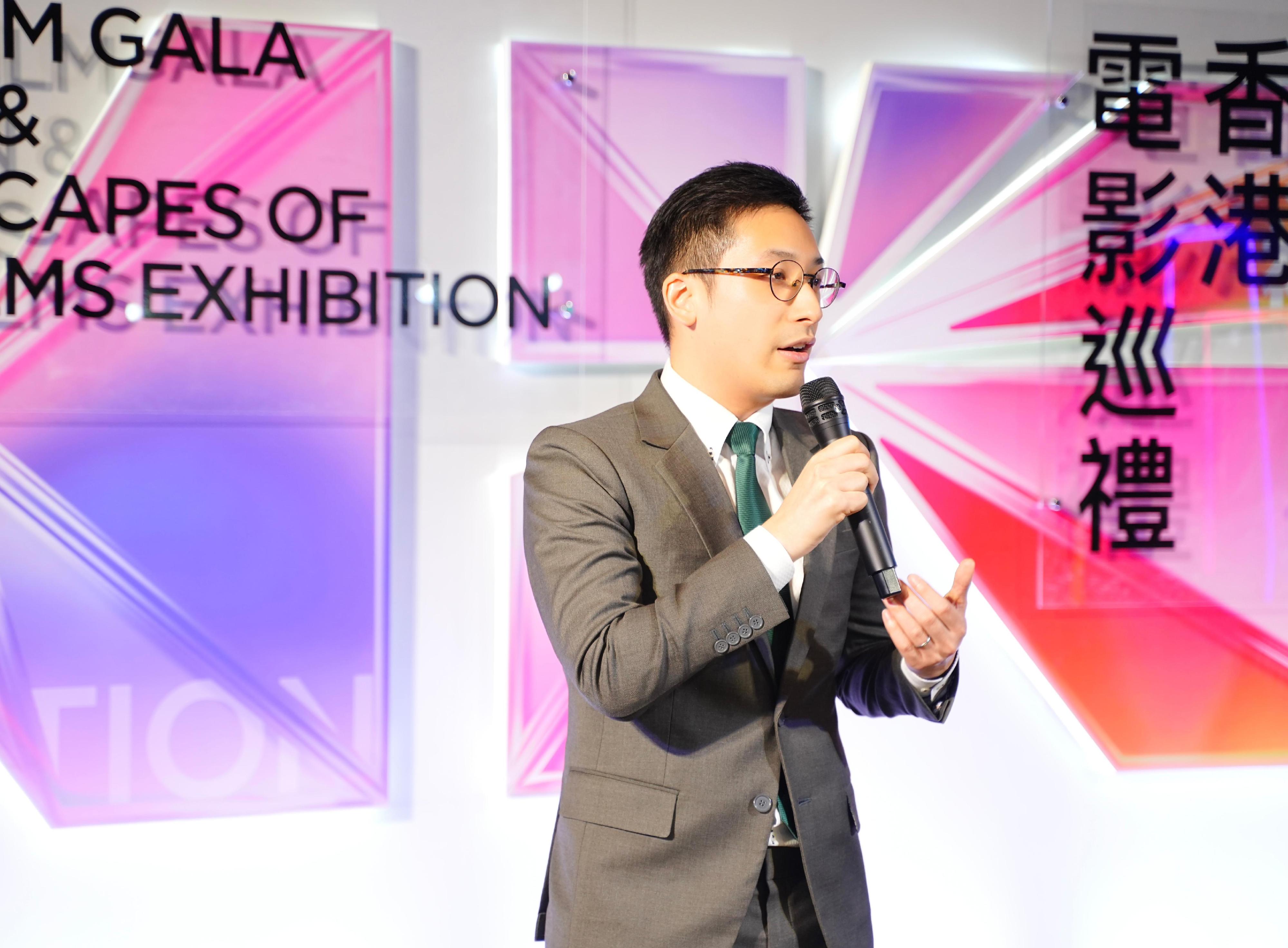 The Acting Director of the Hong Kong Economic and Trade Office in Bangkok, Mr Jason Chow, speaks at the opening ceremony of the Hong Kong Film Gala Presentation in Bangkok, Thailand, today (August 16).