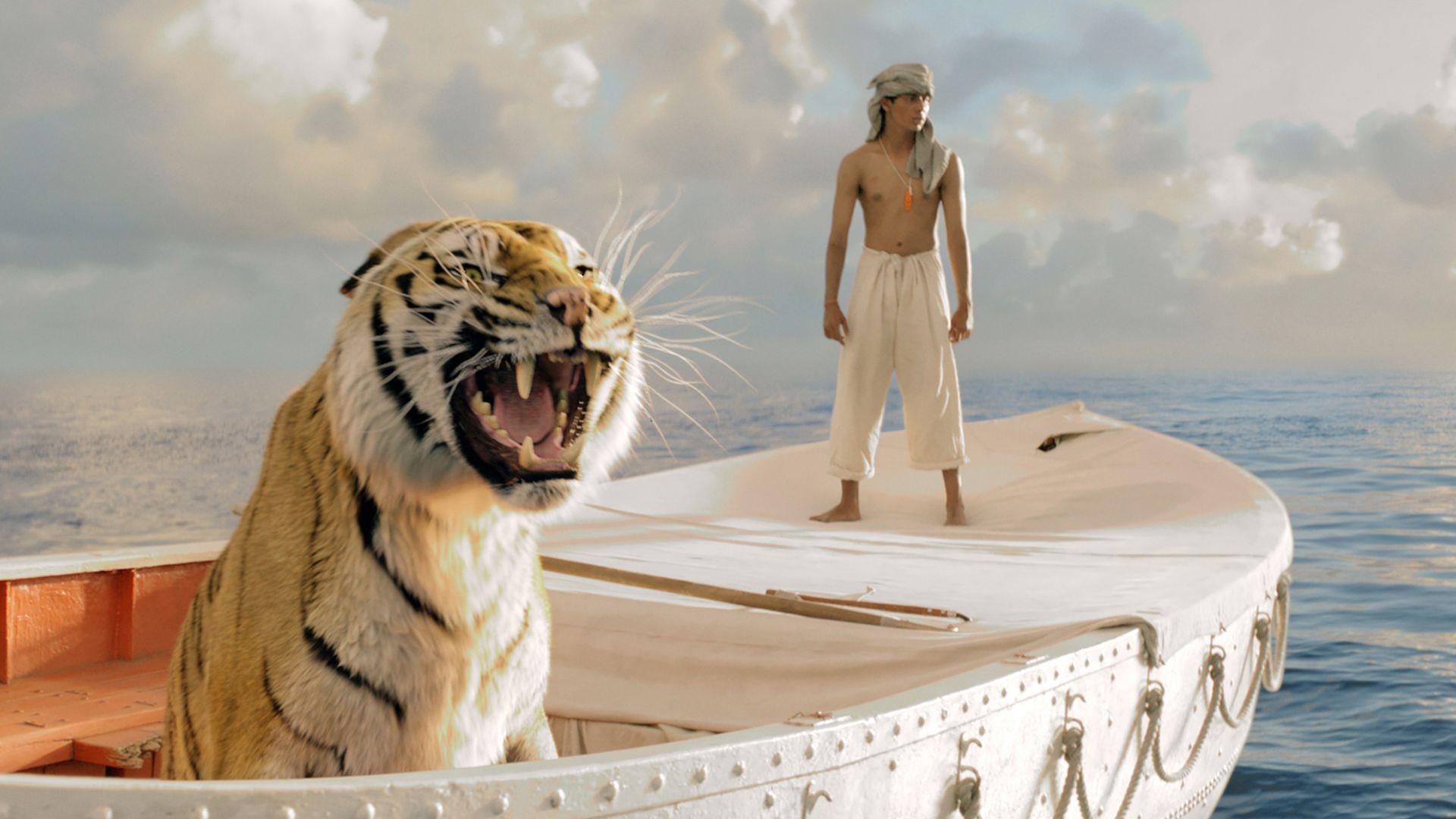 《少年Pi的奇幻漂流》劇照。（劇照來源：Life of Pi © 2012 Twentieth Century Fox Film Corporation. All rights reserved.）