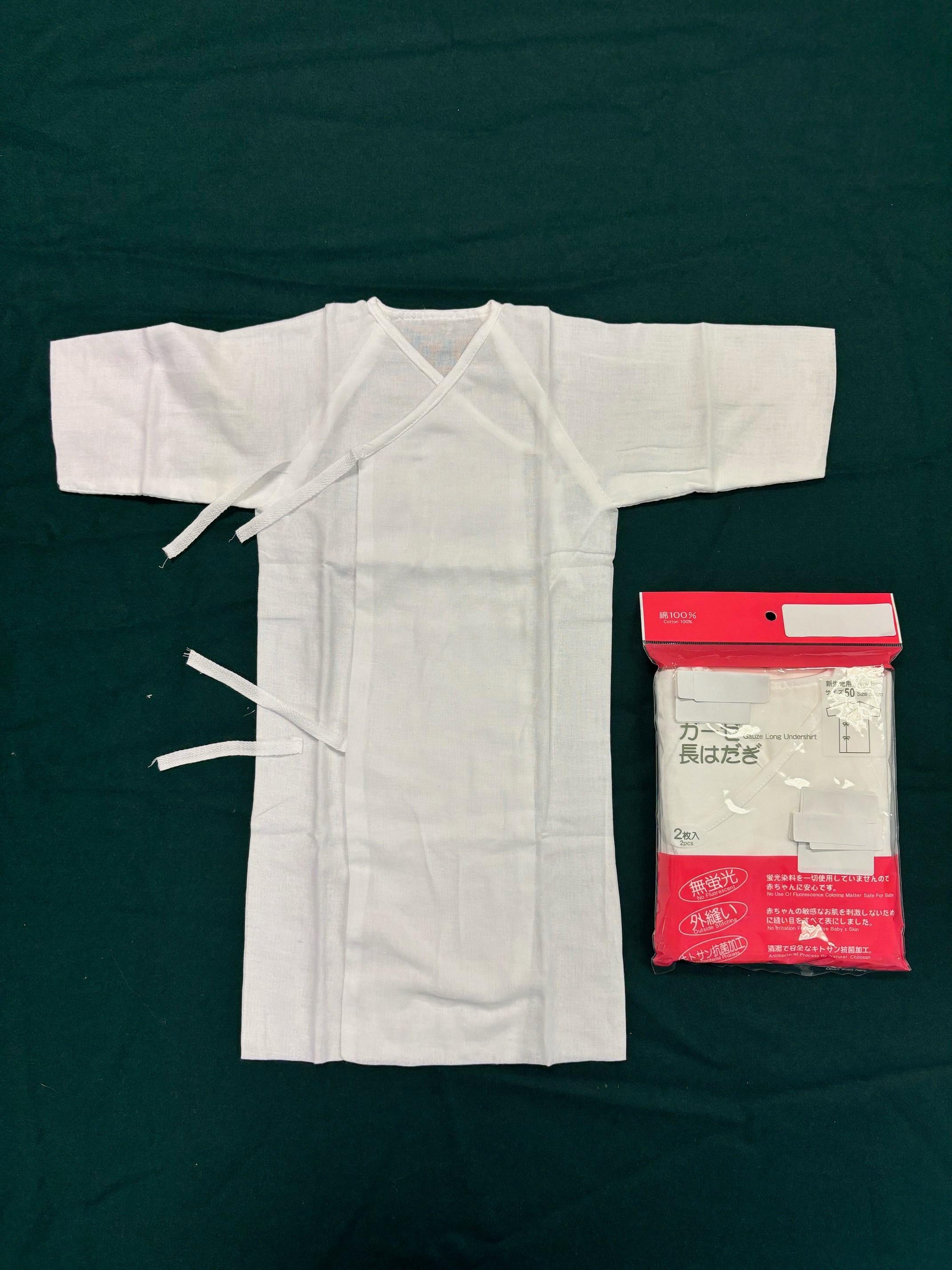 Hong Kong Customs today (August 27) alerted members of the public to three unsafe models of babywear. Photo shows one of the babywear items, where the cords near the upper chest could strangle babies and pose suffocation risks. The cord ends were too loose, which may tightly entangle babies' fingers and restrict blood circulation.