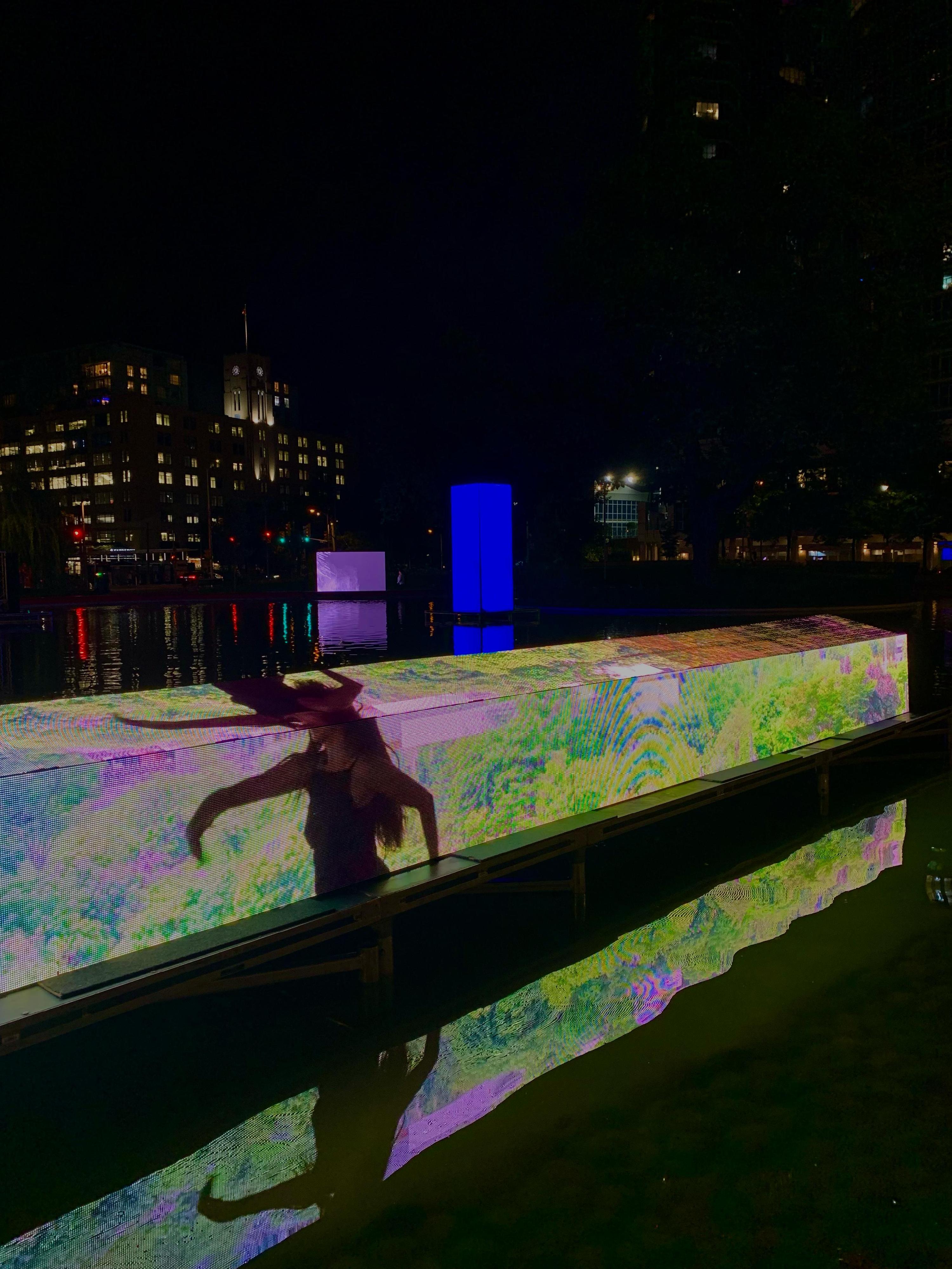 Nuit Blanche featured "Dim Sum without Distance", a cross-cultural art installation at Love Park in Toronto, Canada on October 5 and 6 (Toronto time).