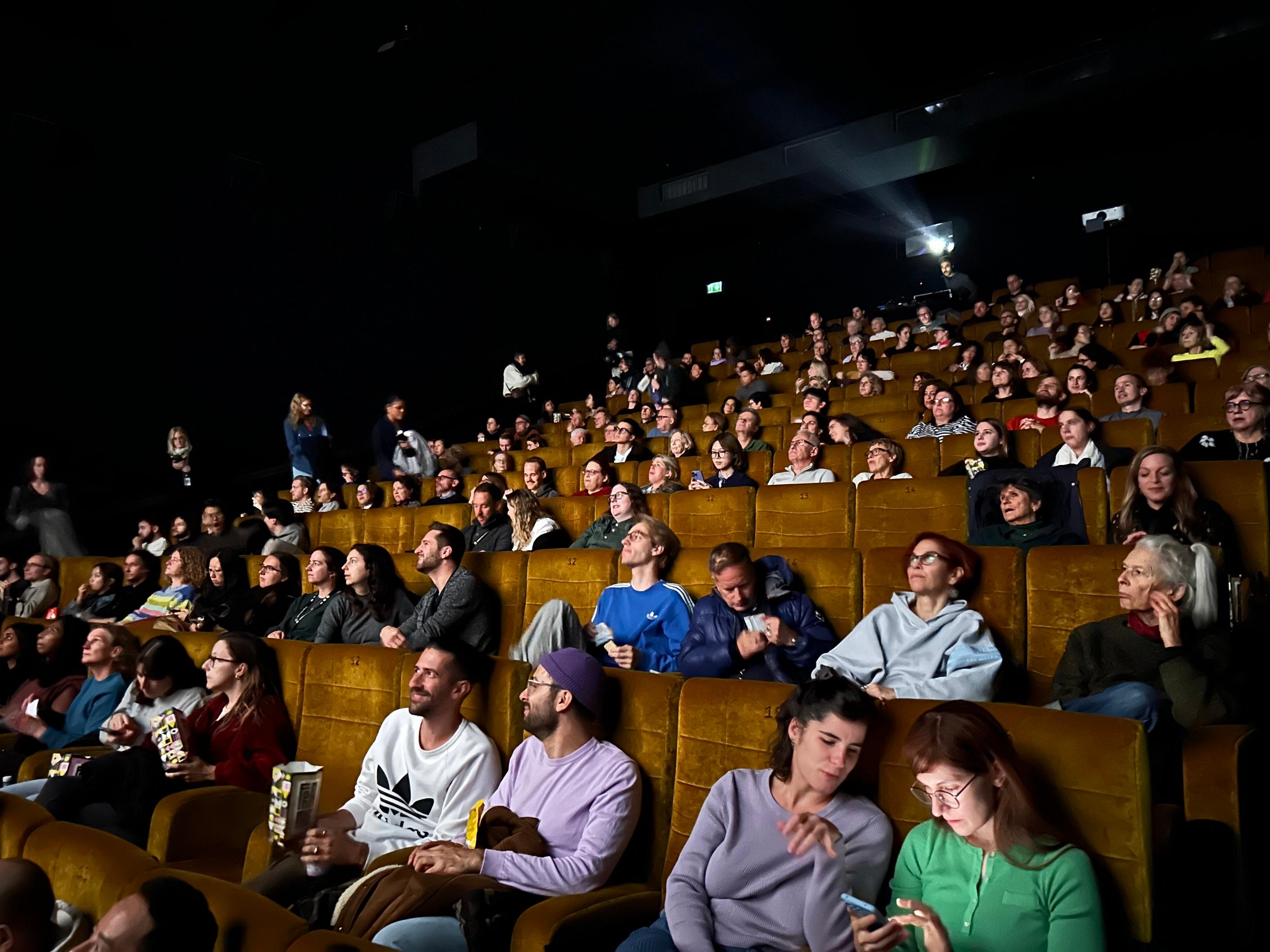 The Hong Kong Economic and Trade Office, Berlin is sponsoring the 20th edition of the Zurich Film Festival (ZFF), where it is presenting Hong Kong film productions. Photo shows the audience at the screening of "All Shall Be Well" at the ZFF on October 4 (Zurich time).