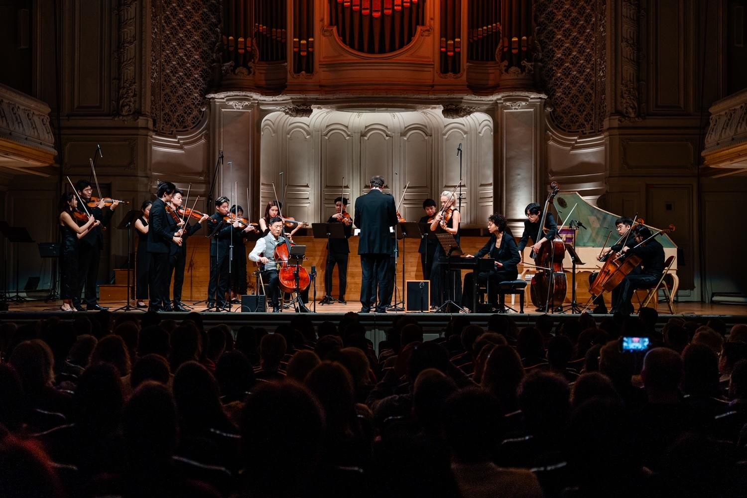 Hong Kong's chamber ensemble, Musicus Soloists Hong Kong led by Artistic Director Trey Lee, performed the world premiere of UMBRA, a double concerto, at Salle Gaveau in Paris on November 16 (Paris time).