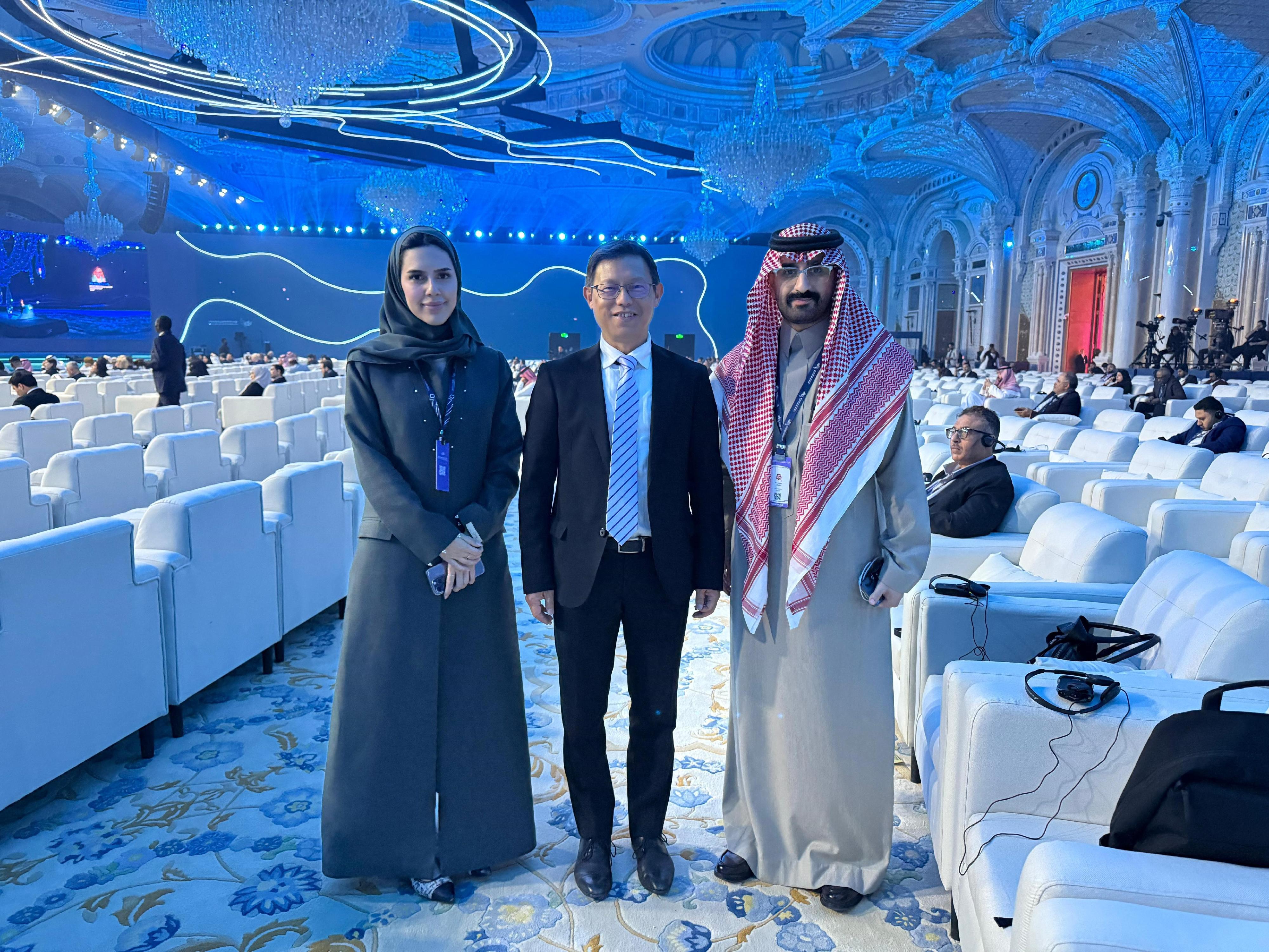 The Assistant Commissioner (Excise and Strategic Support) of Customs and Excise, Mr Rudy Hui (centre), attended the Zakat, Tax and Customs Conference in Riyadh, Saudi Arabia, on December 4 and 5.