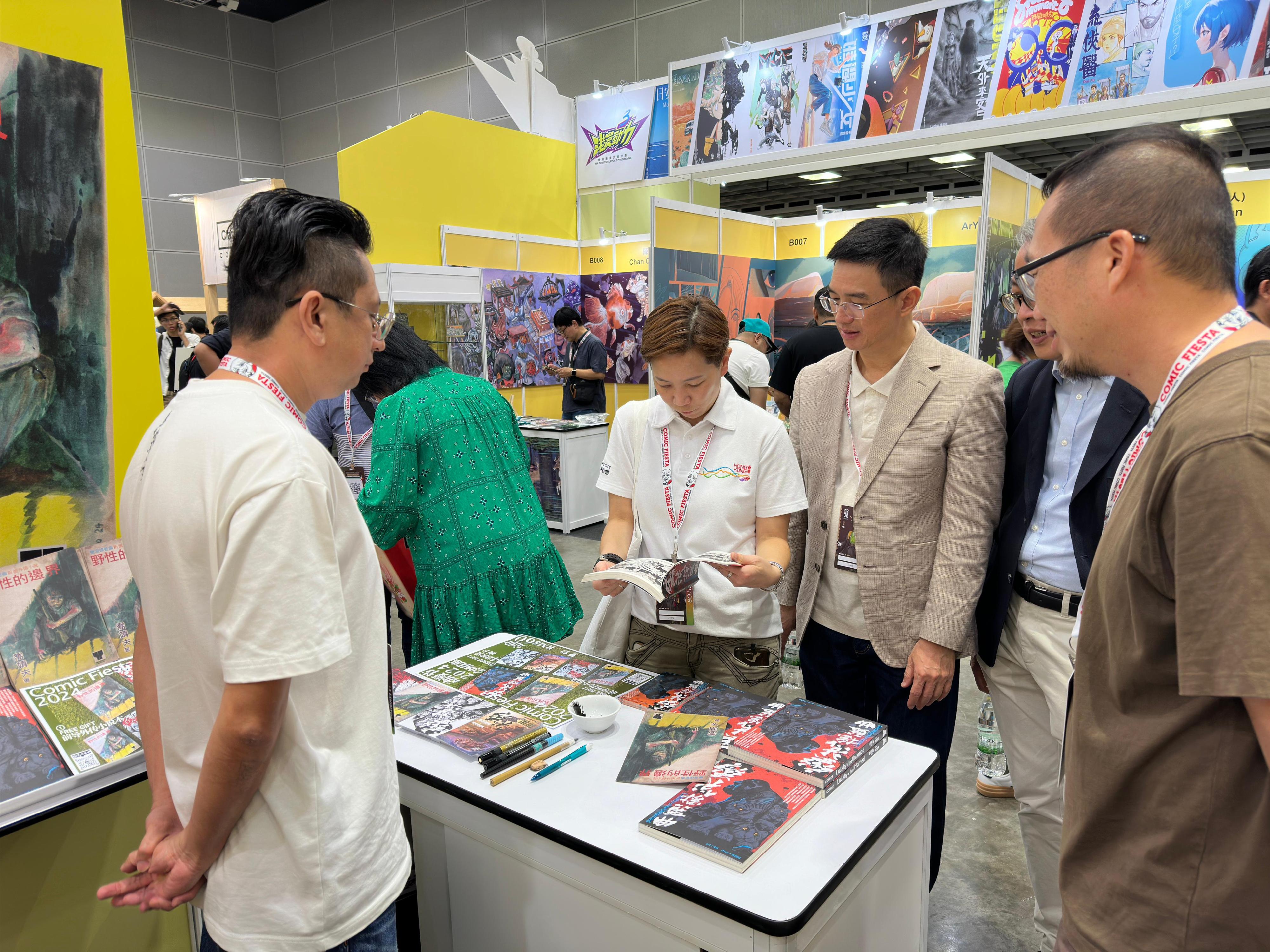 Numerous Hong Kong comic companies under the Hong Kong Comics Development and Promotion Support Programme are taking part in Comic Fiesta 2024 opened in Kuala Lumpur, Malaysia today (December 21).