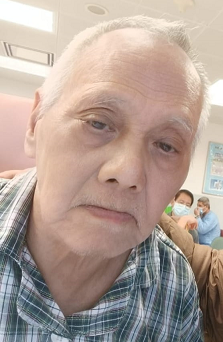 Cheung Hung-hoi, aged 74, is about 1.6 metres tall, 55 kilograms in weight and of normal build. He has a pointed face with yellow complexion and short white hair. He was last seen wearing a black and white jacket, a black and white striped T-shirt, blue trousers and blue and white shoes. 