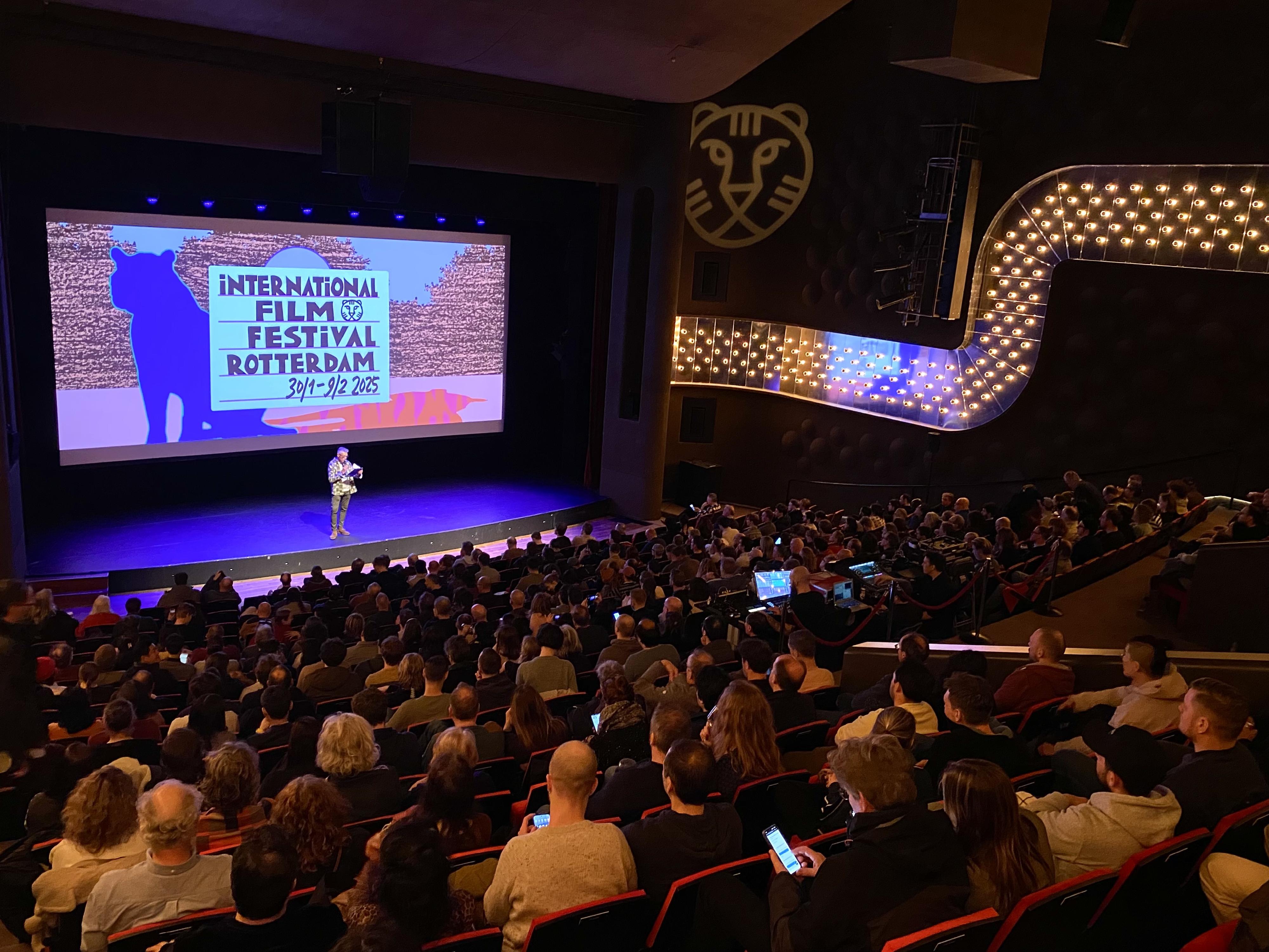 The Hong Kong Economic and Trade Office in Brussels (HKETO, Brussels) supported the participation of Hong Kong films and filmmakers in the 54th International Film Festival Rotterdam (IFFR).  Picture shows a full house at the screening of the Hong Kong production Twilight of the Warriors: Walled In during IFFR on February 1 in Rotterdam, The Netherlands.