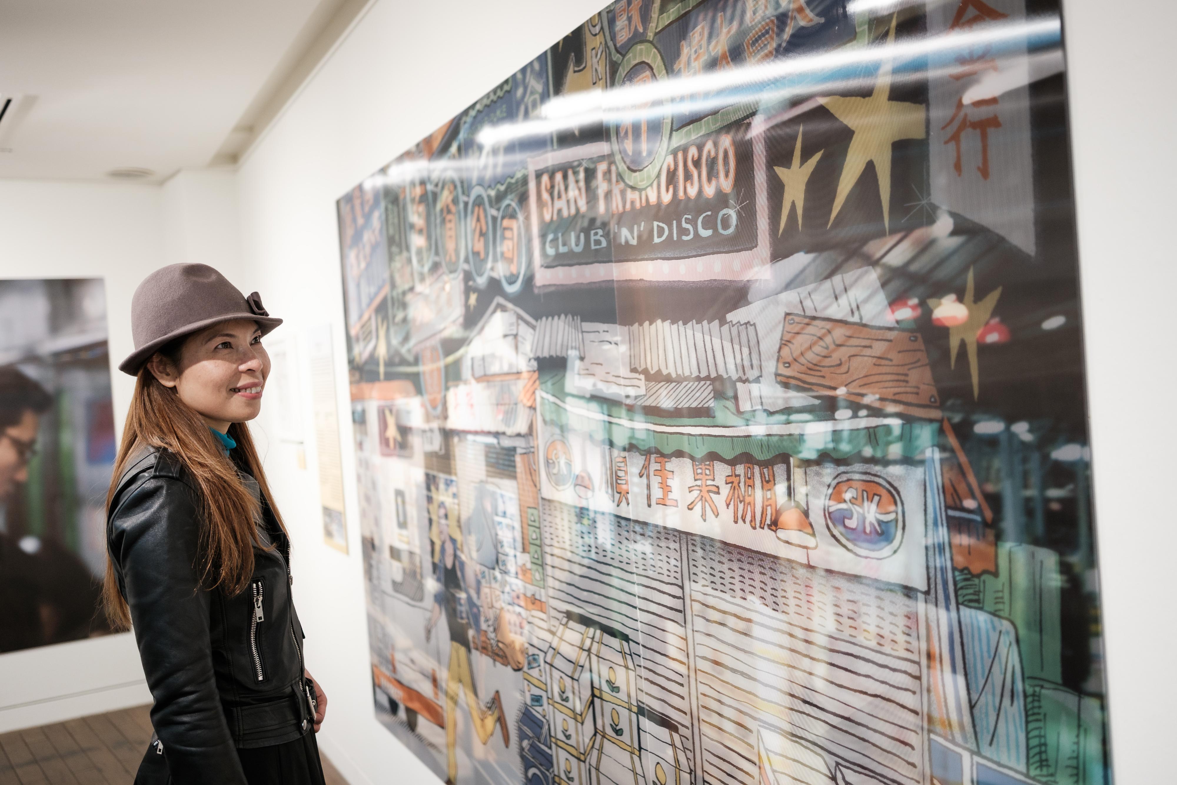 The Principal Hong Kong Economic and Trade Representative (Tokyo), Miss Winsome Au, attends the cocktail reception of "A Visual Voyage: Hong Kong and Scenes Hong Kong Comics x Movie Exhibition" at the Insa Arts Centre in Seoul, Korea, today (March 15).