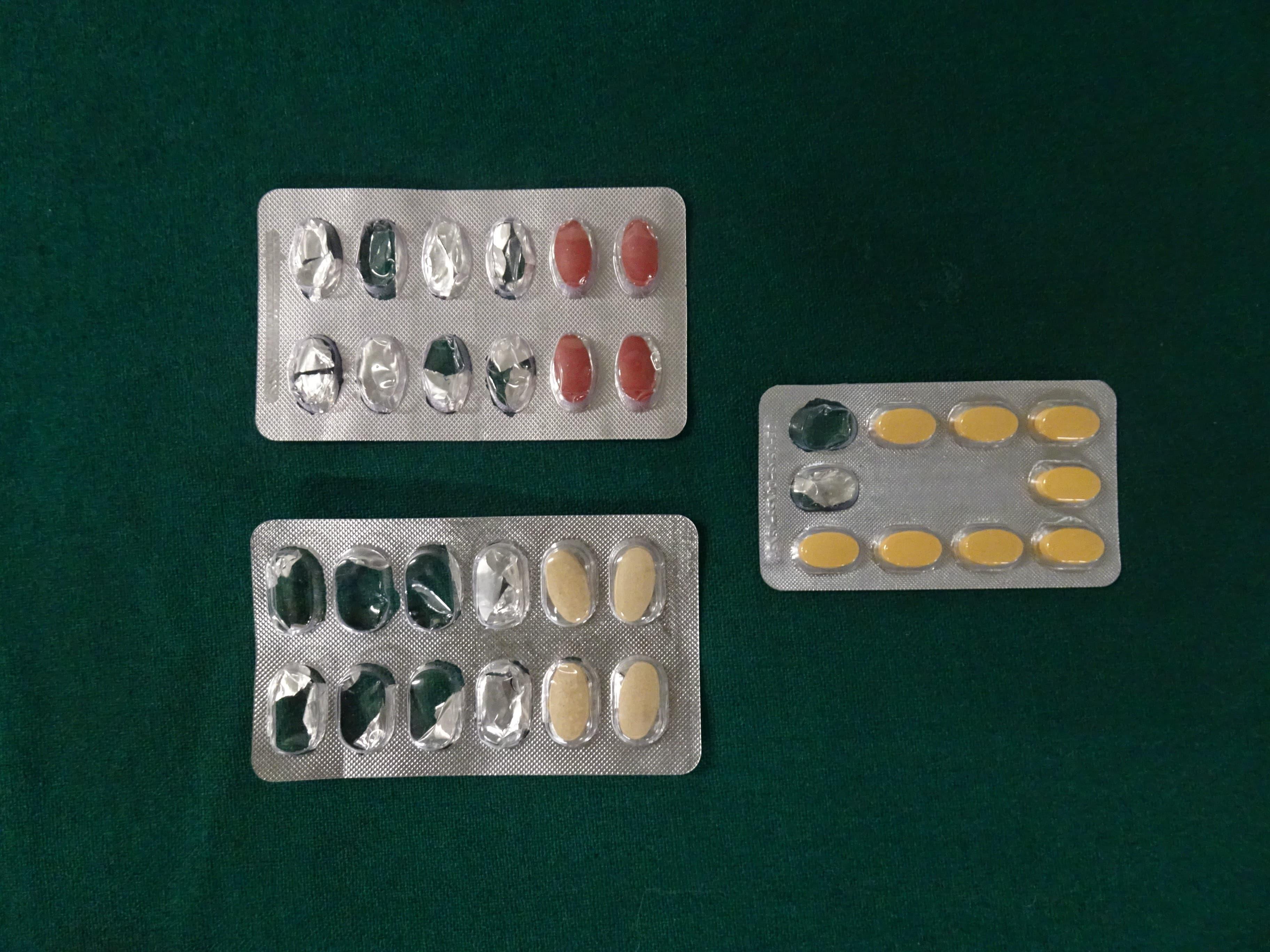 Hong Kong Customs detected a case involving possession of etomidate, the main ingredient of the "space oil drug", which is under the Dangerous Drug Ordinance, and possession of "Tadalafil", which is a Part 1 poison under the Pharmacy and Poisons Ordinance, by an outgoing passenger at the Lok Ma Chau Control Point on March 14. Five suspected "space oil drug" capsules, sixteen tablets of suspected "Tadalafil" and one vape stick were seized. Photo shows the suspected "Tadalafil"seized.