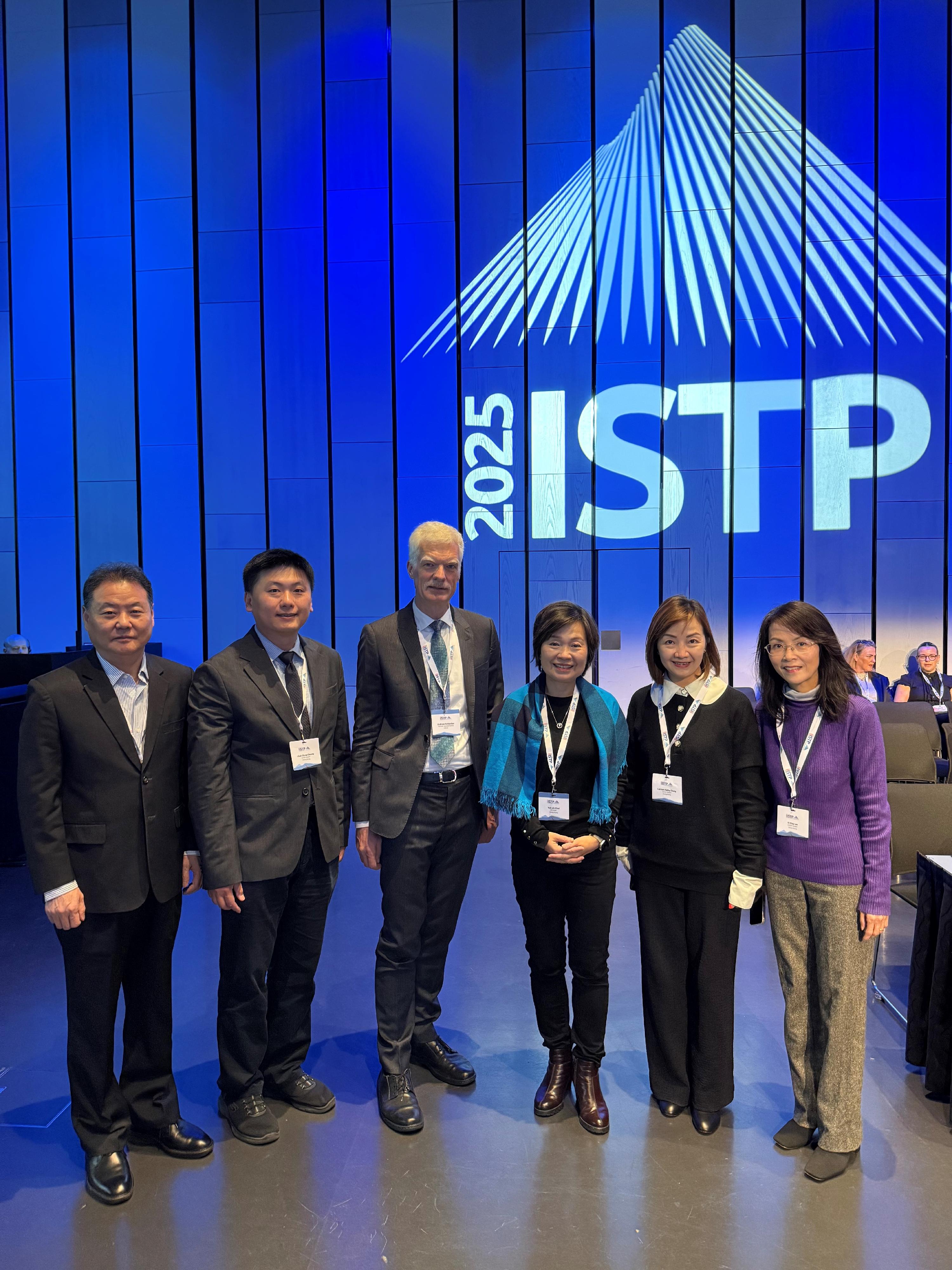 The Secretary for Education, Dr Choi Yuk-lin (third right), is pictured with the Director for Education and Skills at the Organisation for Economic Co-operation and Development, Professor Andreas Schleicher (third left), and the delegation of Hong Kong principals and education experts attending the International Summit on the Teaching Profession 2025 in Reykjavík, Iceland, on March 25 (Reykjavík time).