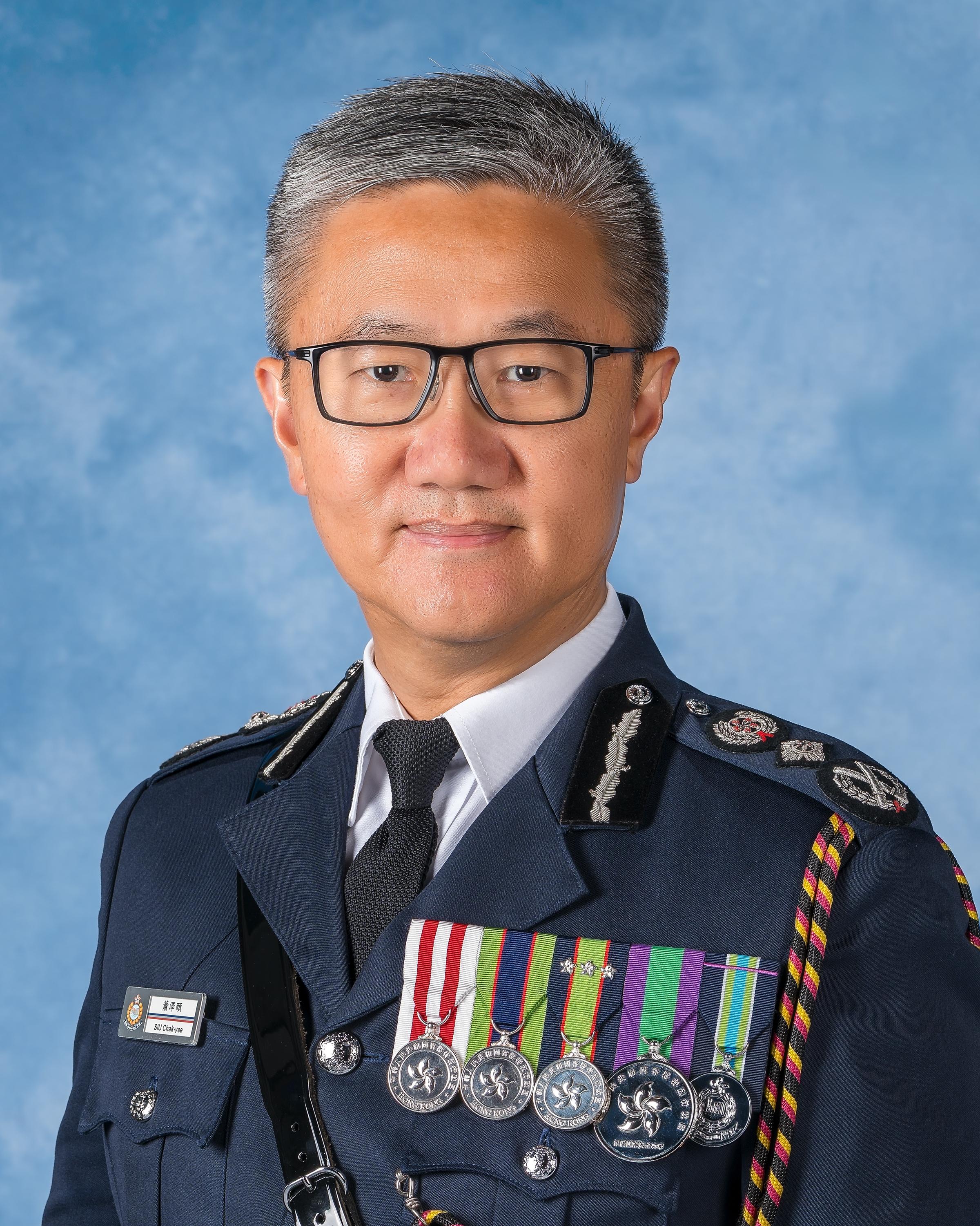 警務處處長蕭澤頤今日（四月二日）開始退休前休假。