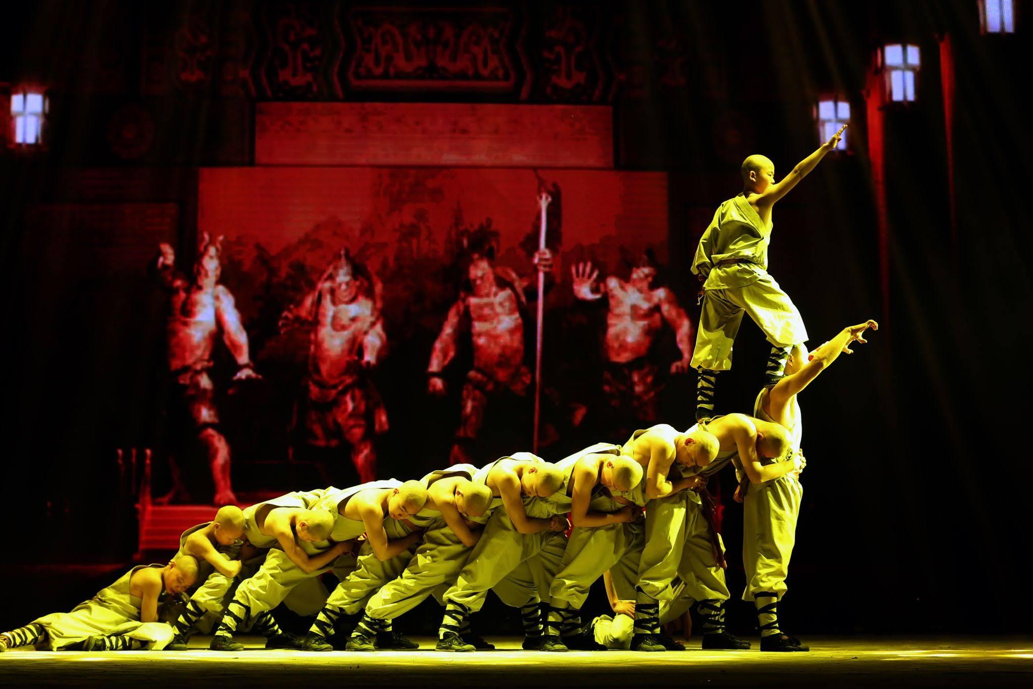 The Chinese Culture Festival 2025 will be held from June to September. Photo shows a scene from the Kungfu Drama "Soul of Shaolin" by the Henan Provincial Shaolin Wushu Center.  