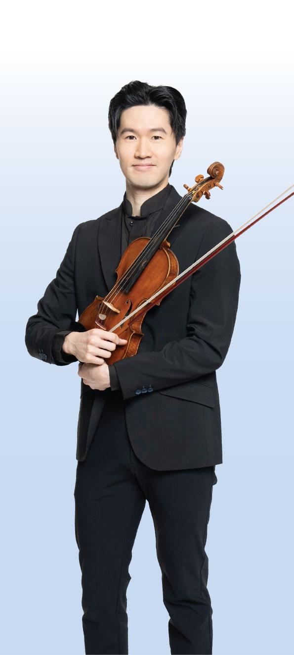 The Leisure and Cultural Services Department's "Hong Kong Artists" Series 2025 will present the cross-genre arts performance "Soundscape Impressions" in May. Photo shows violinist Aaron Chan.
