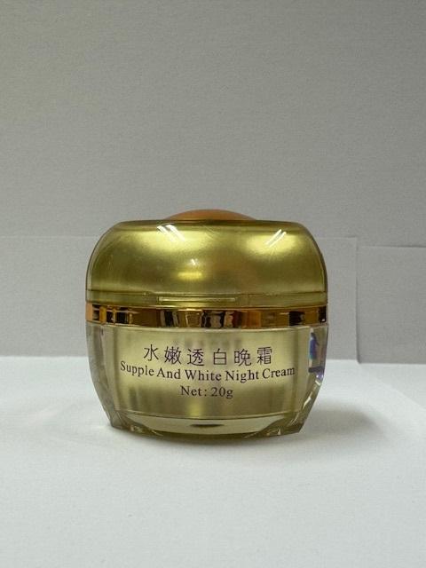 The Centre for Health Protection of the Department of Health today (April 30) appealed to the public not to use a cosmetic cream called "Supple And White Night Cream" under the brand name YIFUMEI, as it may contain excessive mercury, which is harmful to health. Photo shows the product. 
