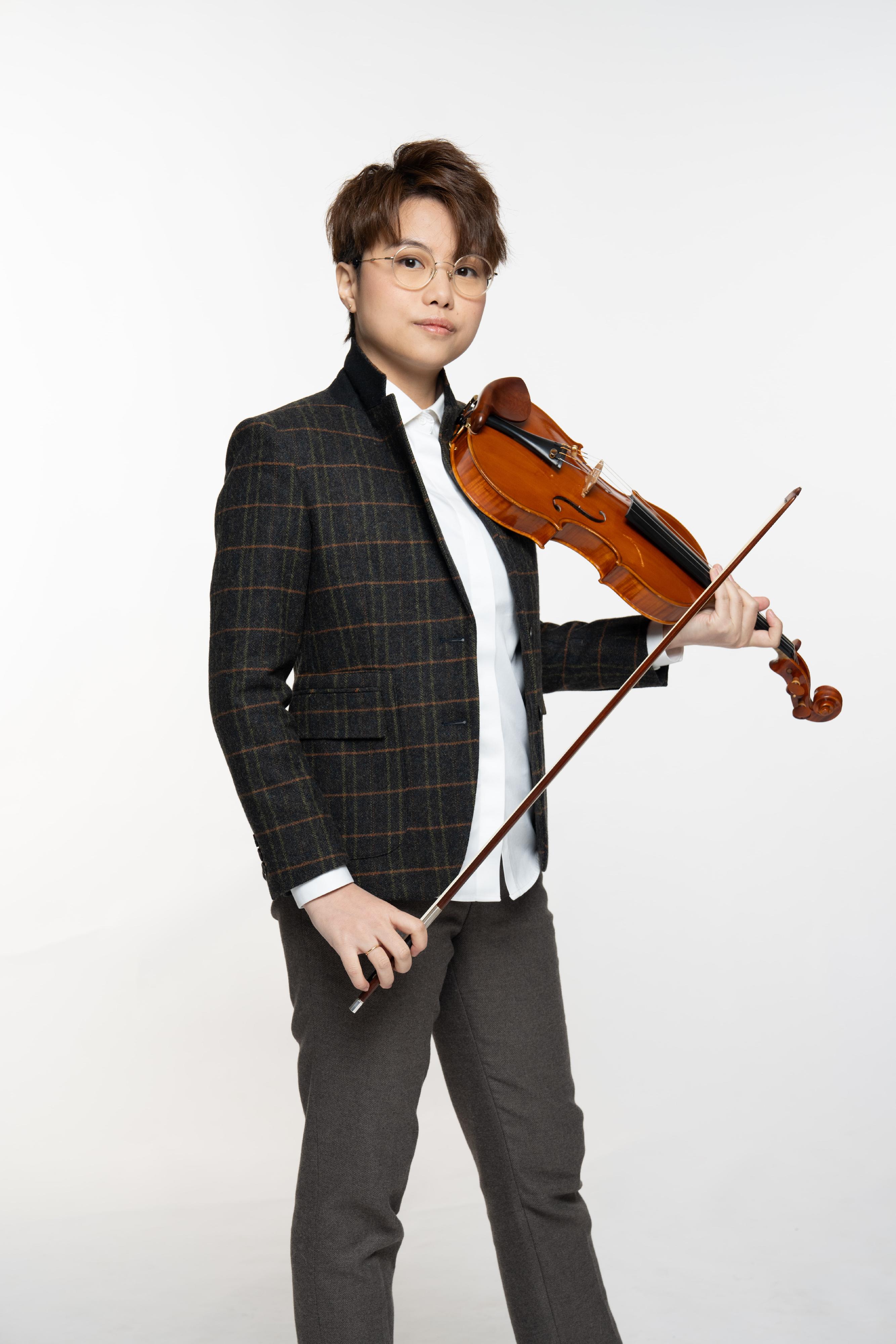 The Leisure and Cultural Services Department's "Hong Kong Artists" Series 2025 will present the Violin Recital by Nina Wong in June. Photo shows violinist Nina Wong.