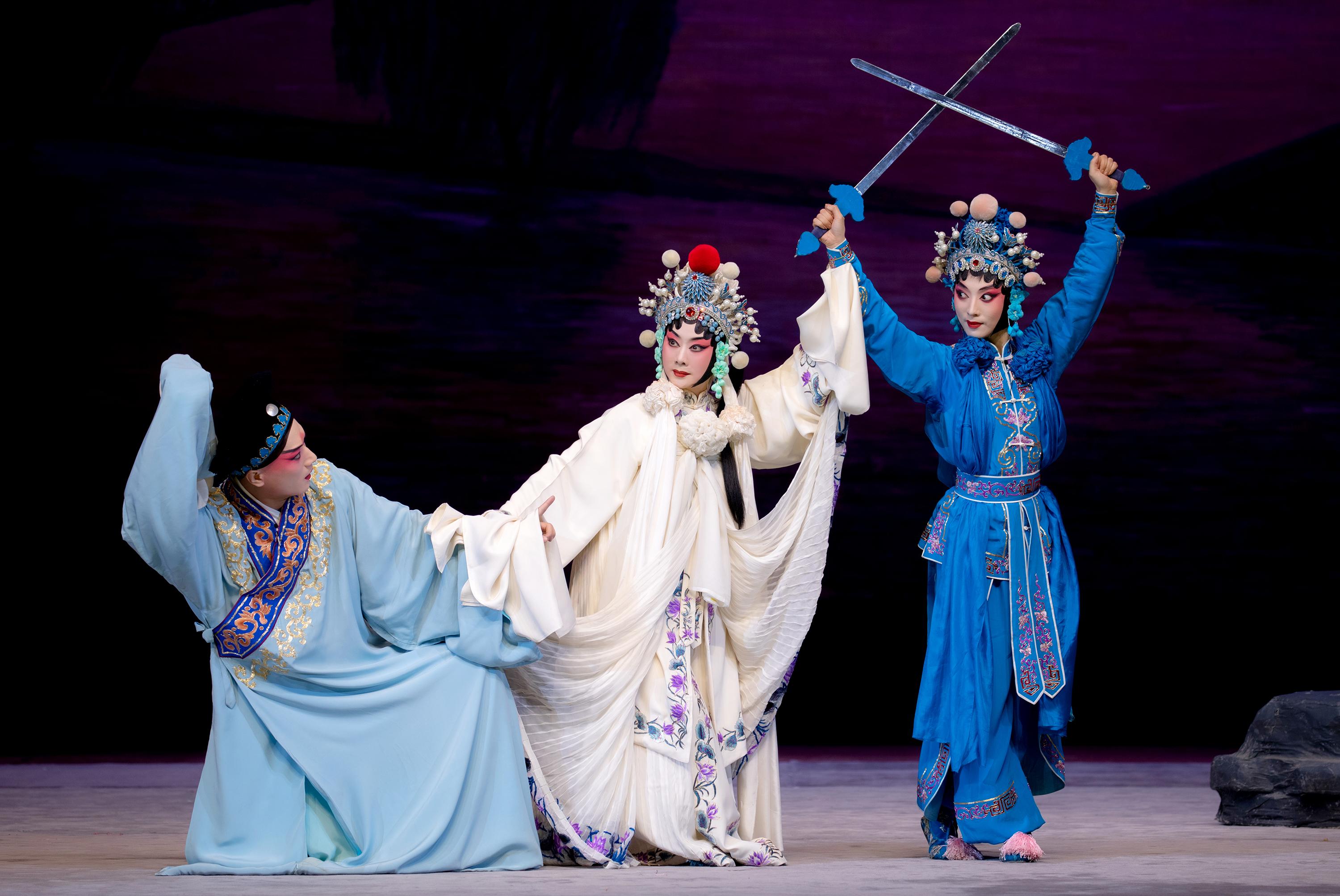 The China National Peking Opera Company will come to Hong Kong in June to present three performances for the Chinese Culture Festival 2025 organised by the Leisure and Cultural Services Department. Photo shows a scene from "The Legend of the White Snake".