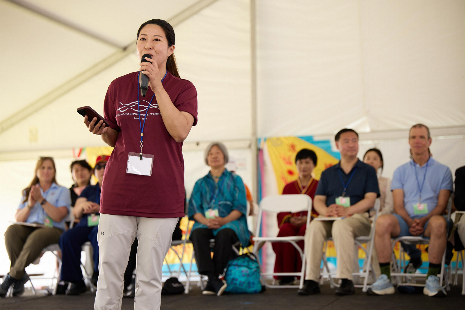 The 46th Boston Hong Kong Dragon Boat Festival was held on June 8 (Boston time). Speaking at the opening ceremony, the Director of the Hong Kong Economic and Trade Office, New York, Ms Maisie Ho, said the festival strengthens ties between Hong Kong and Boston across multiple sectors including business, innovation, and technology.