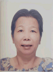 Tsui Yiu-ling, aged 56, is about 1.65 metres tall, 60 kilograms in weight and of medium build. She has a pointed face with yellow complexion and short black hair. She was last seen wearing a red and white striped short-sleeved shirt, black trousers, a grey cap, a grey mask, carrying a blue bag and a blue shopping cart.