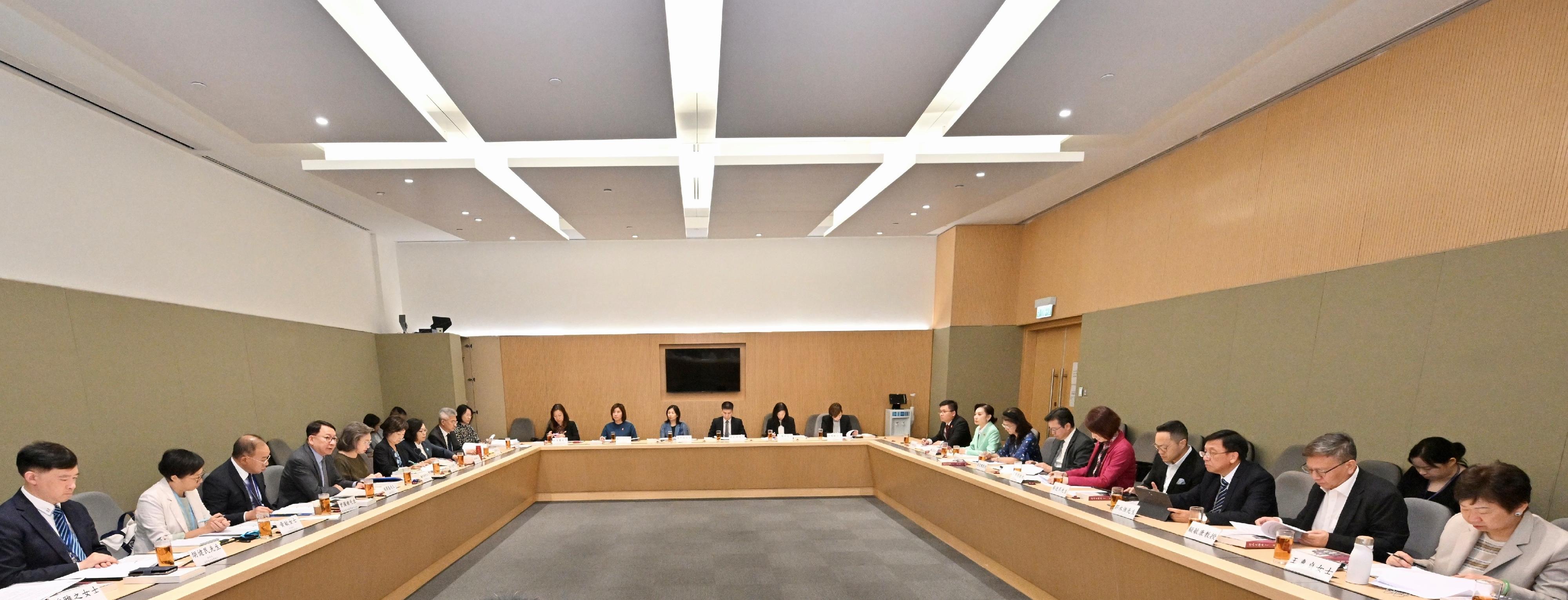 The Working Group on Patriotic Education under the Constitution and Basic Law Promotion Steering Committee today (June 23) holds its third meeting.