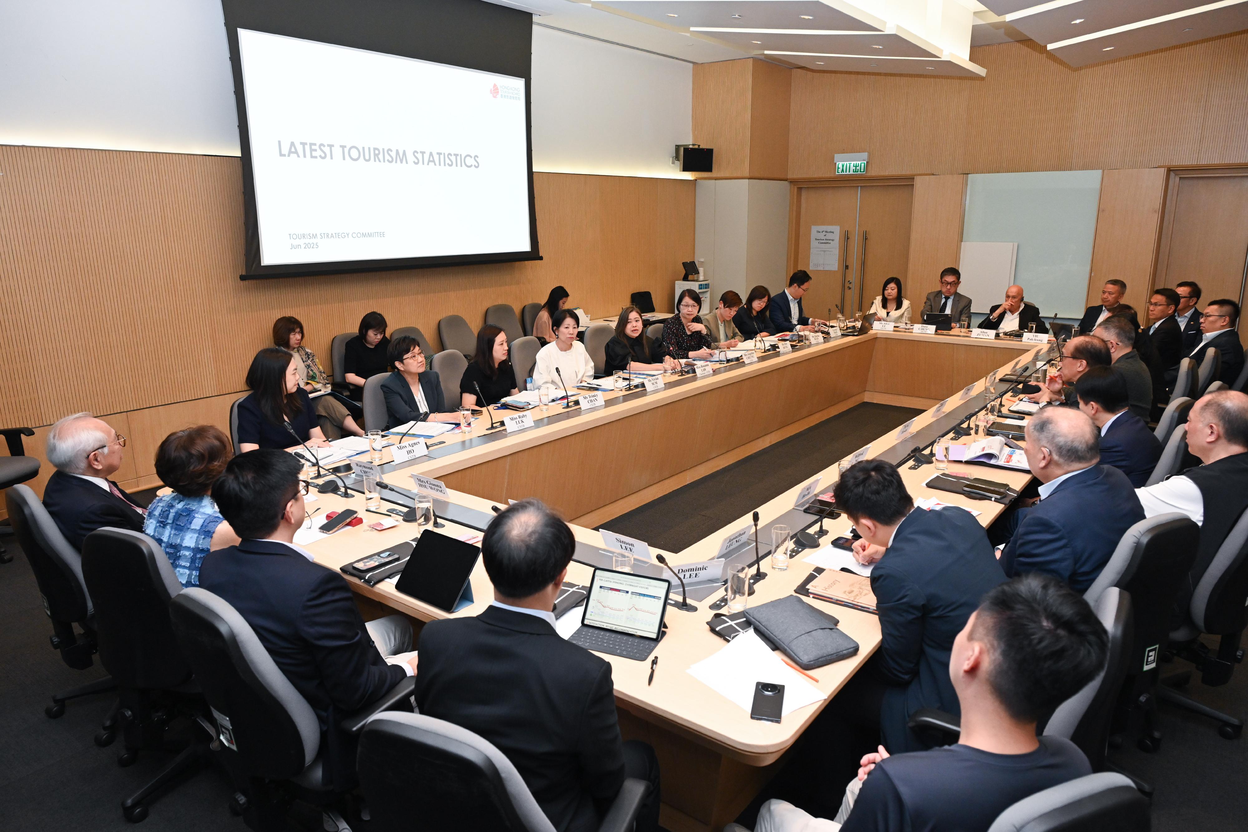 The Tourism Strategy Committee held its fourth meeting today (June 23).