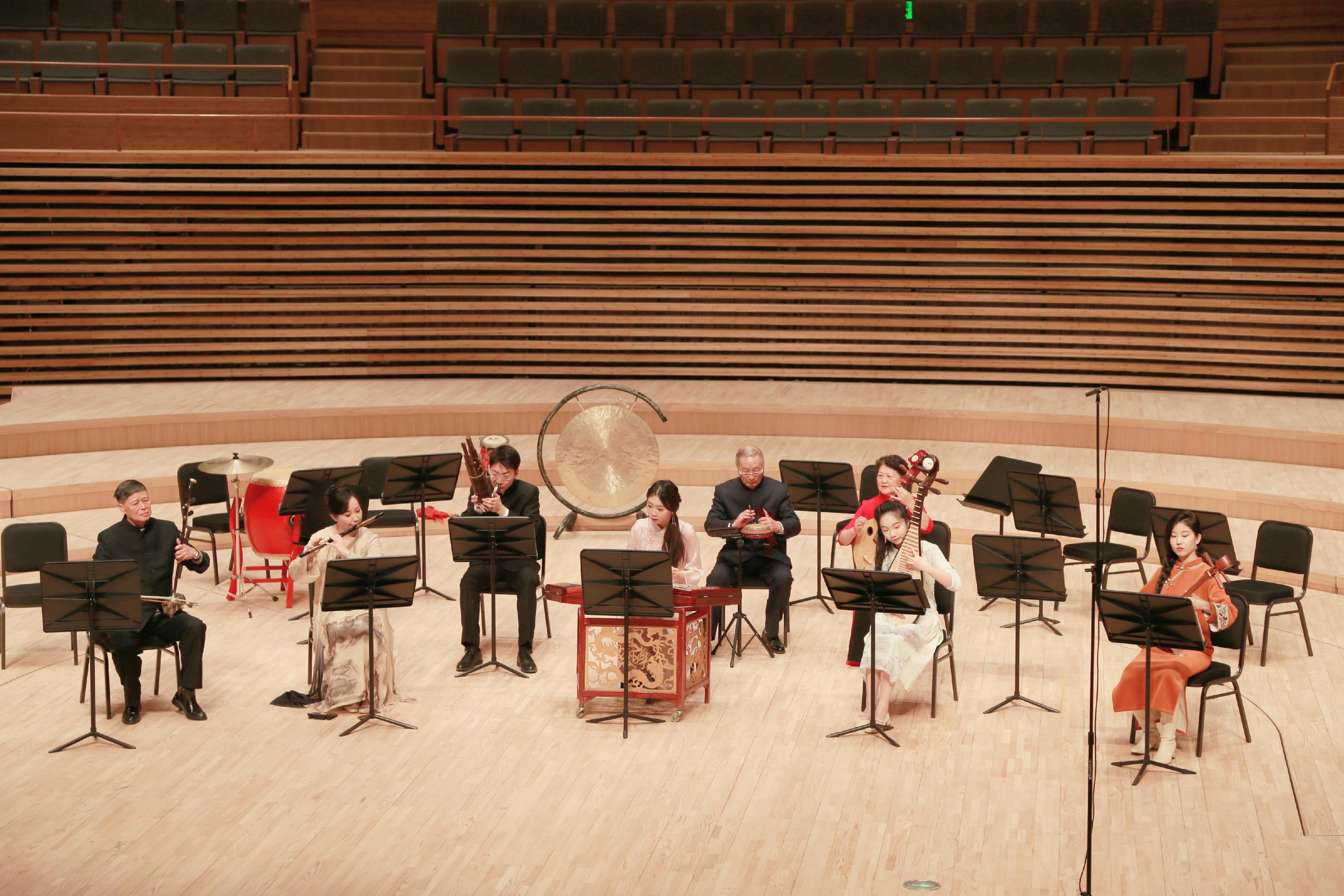 The Shanghai Xuhui Chiangqiao Jiangnan Silk and Bamboo Ensemble will make its Hong Kong debut at the Chinese Culture Festival 2025 in August. Photo shows a performance scene of the ensemble.
