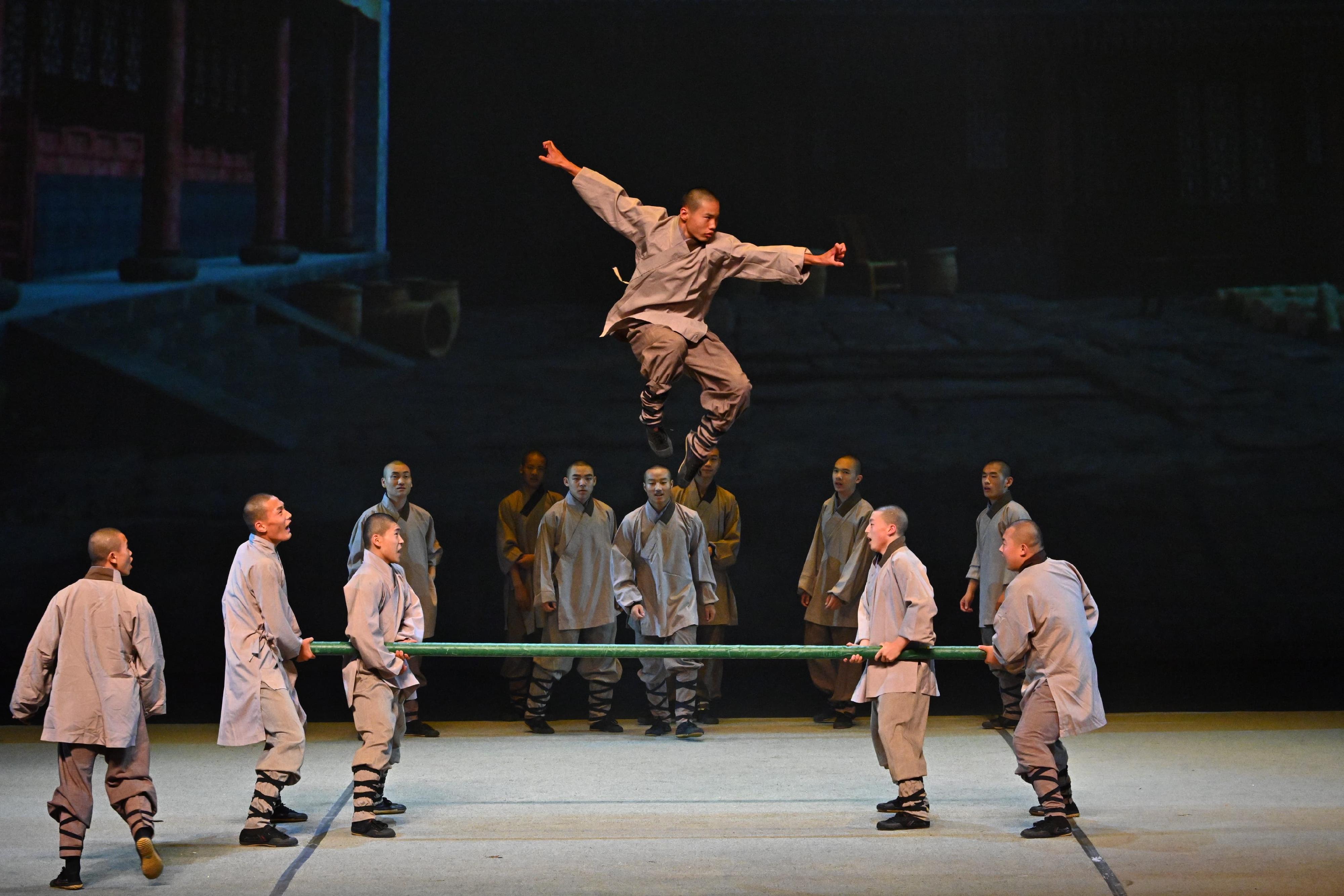 The celebrated Henan Provincial Shaolin Wushu Center will perform a martial arts theatre production, "Soul of Shaolin", from tomorrow (July 11) to July 13 to open the International Arts Carnival. Fusing masterful kung fu techniques with sophisticated stagecraft, the programme unleashes the very essence of Shaolin martial arts.