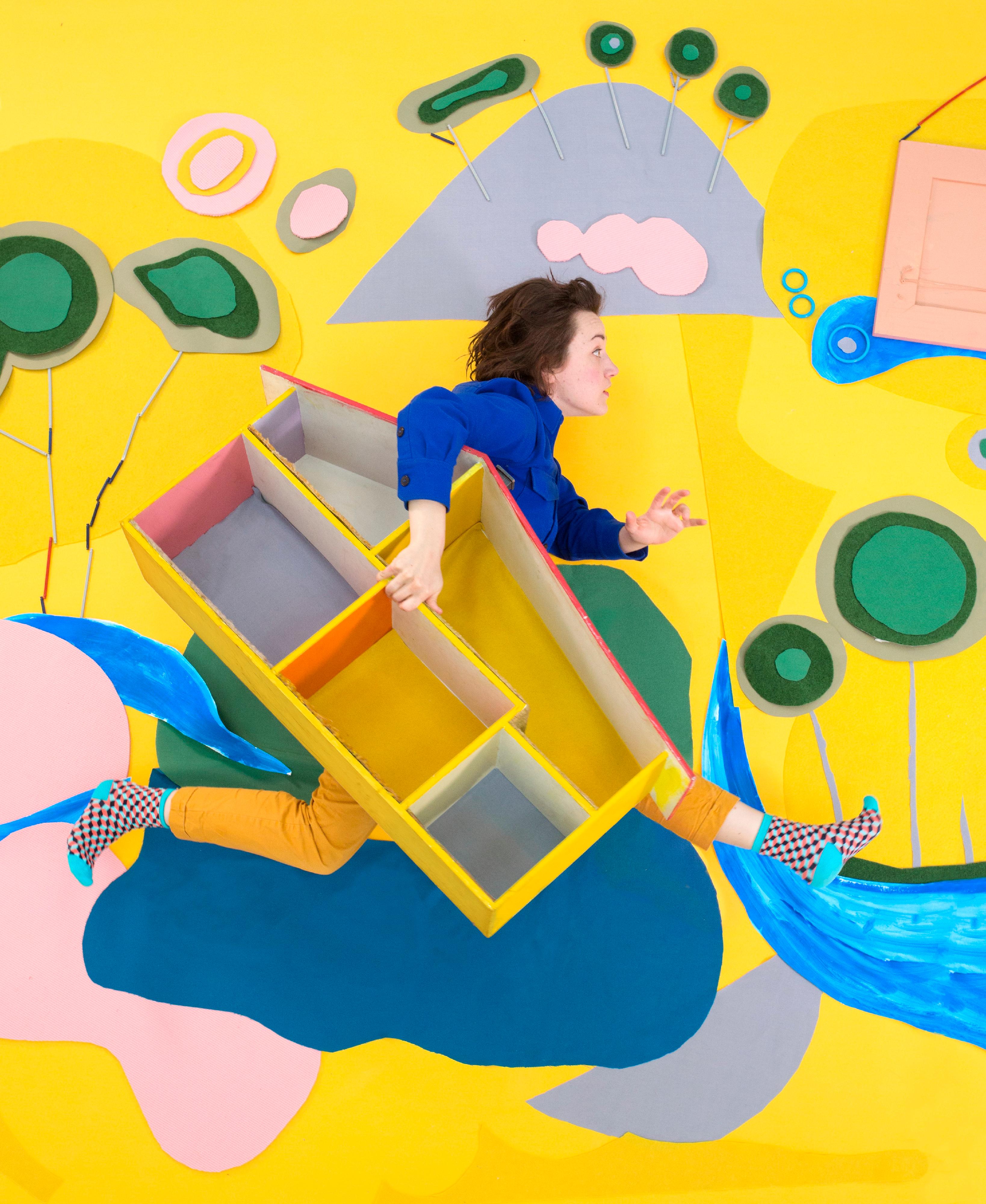 The interactive multimedia theatre "Home", inspired by the creator Anastasiia’s own journey from Ukraine to the Netherlands, will be staged in August. (Source of photo: Onbekend)

