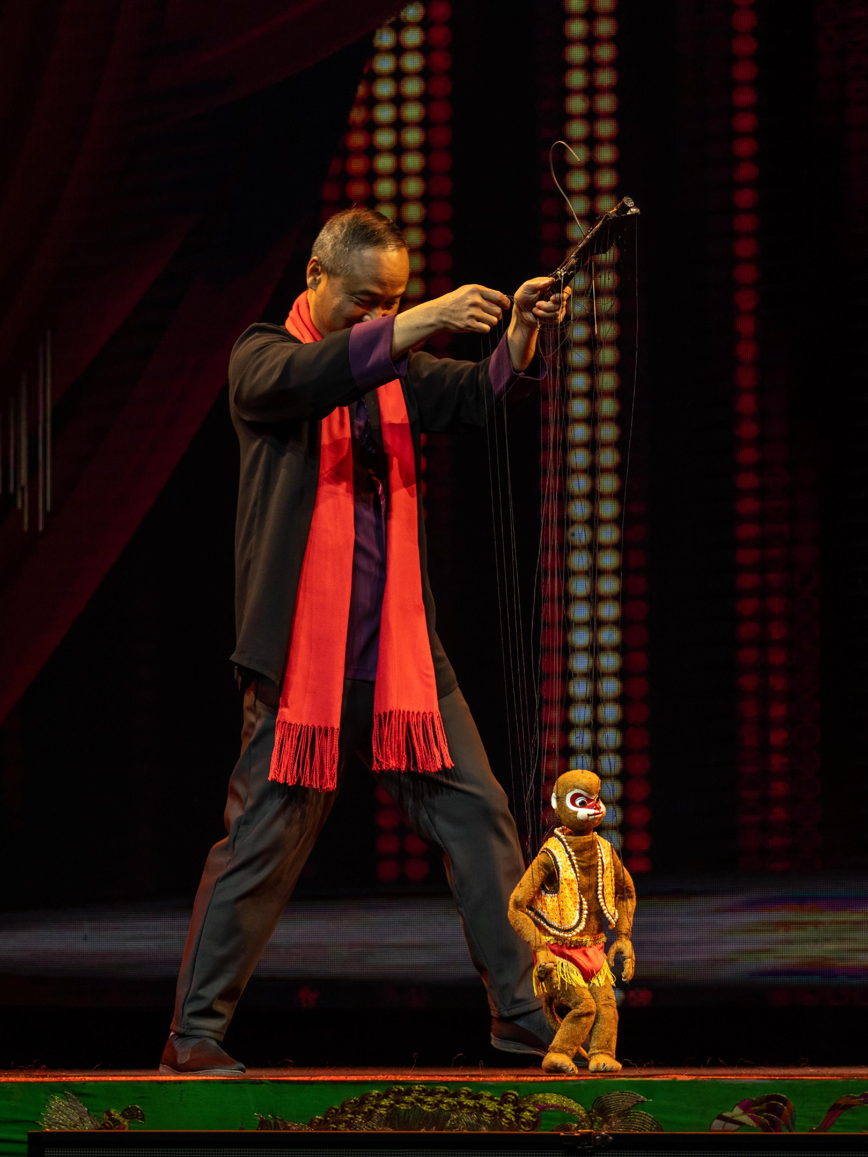The Quanzhou Marionette Show Inheritance and Protection Center will perform "Ancient Chinese Puppetry with Timeless Charm" at the Chinese Cultural Festival 2025 in September. Photo shows a scene from "Taming the Monkey".
