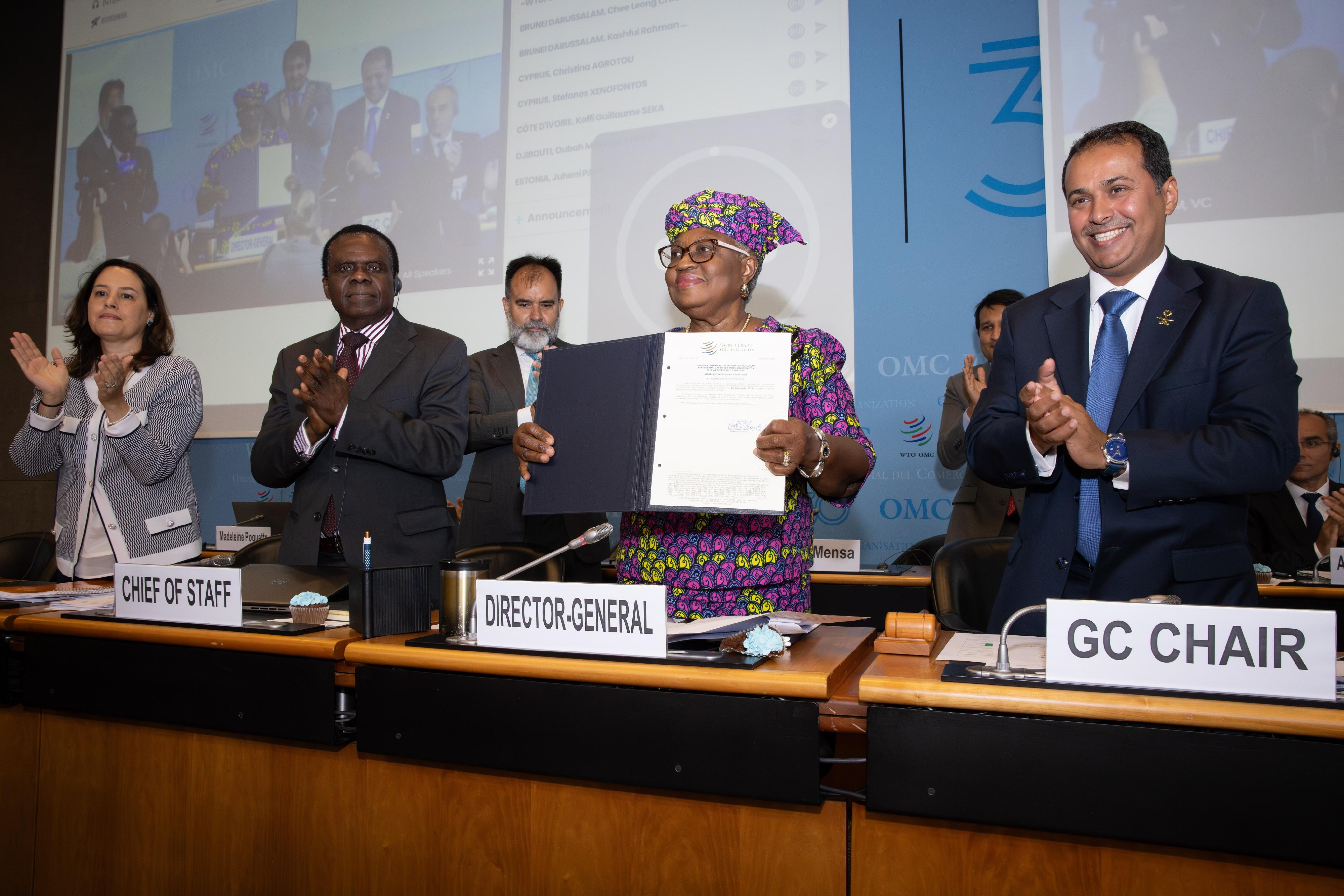 The World Trade Organization (WTO) Agreement on Fisheries Subsidies officially came into effect on September 15 (Geneva time) upon acceptance by two-thirds of the WTO members.
