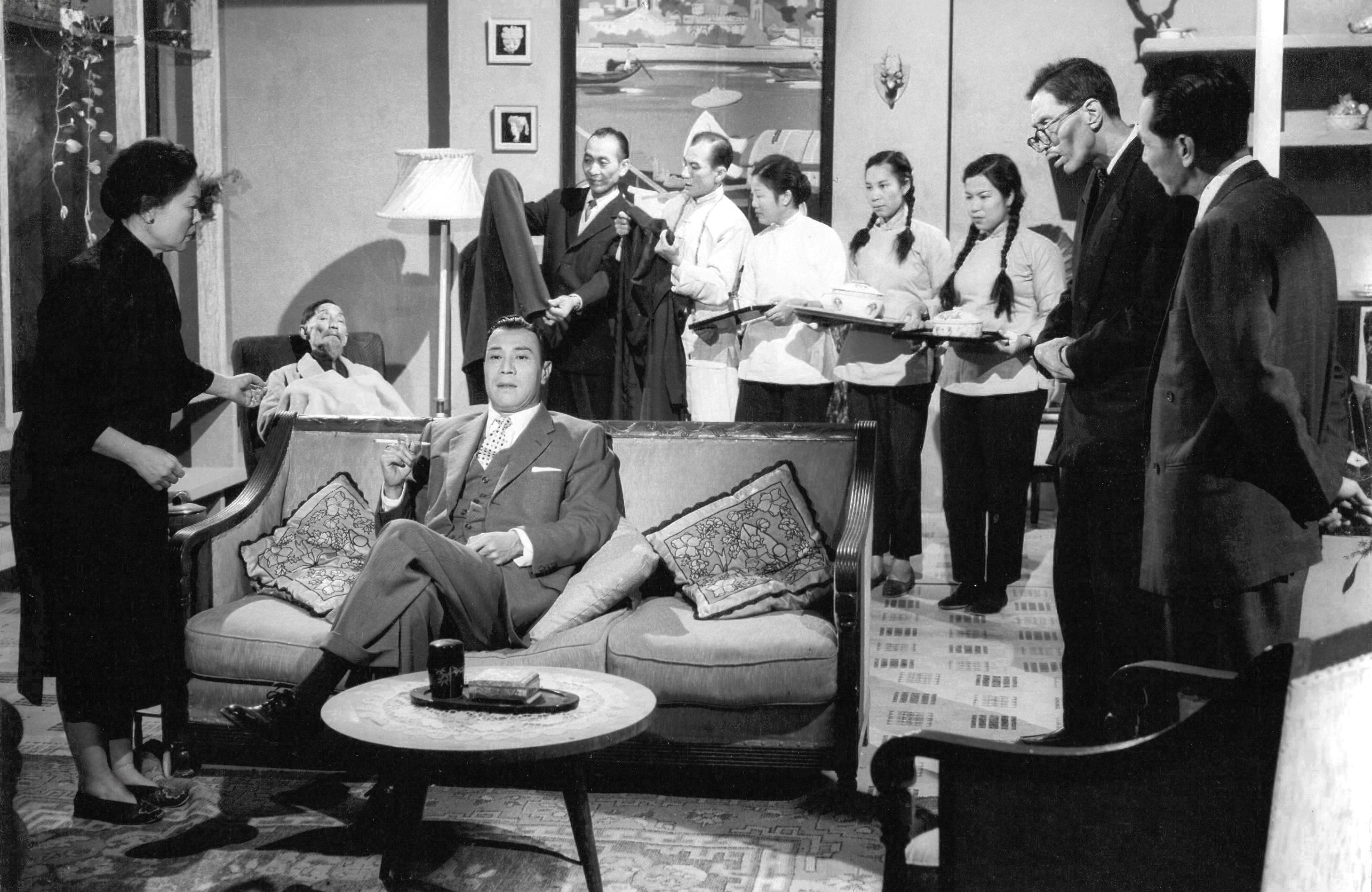 In support of World Day for Audiovisual Heritage of the United Nations Educational, Scientific and Cultural Organization, the Hong Kong Film Archive (HKFA) of the Leisure and Cultural Services Department will present the 4K digitally restored version of "Feast of a Rich Family" (1959) at the Cinema of the HKFA at 2pm on October 26 (Sunday). Photo shows a film still of "Feast of a Rich Family". (Courtesy of South China Film Industry Workers Union)