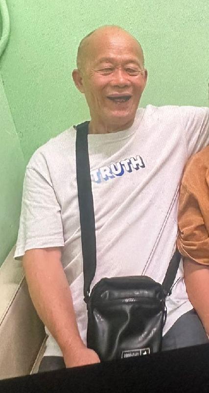 Li Runshen, aged 71, is about 1.55 metres tall, 55 kilograms in weight and of medium build. He has a long face with yellow complexion and is bald. He was last seen wearing a khaki short-sleeved T-shirt, black shorts and black shoes.
