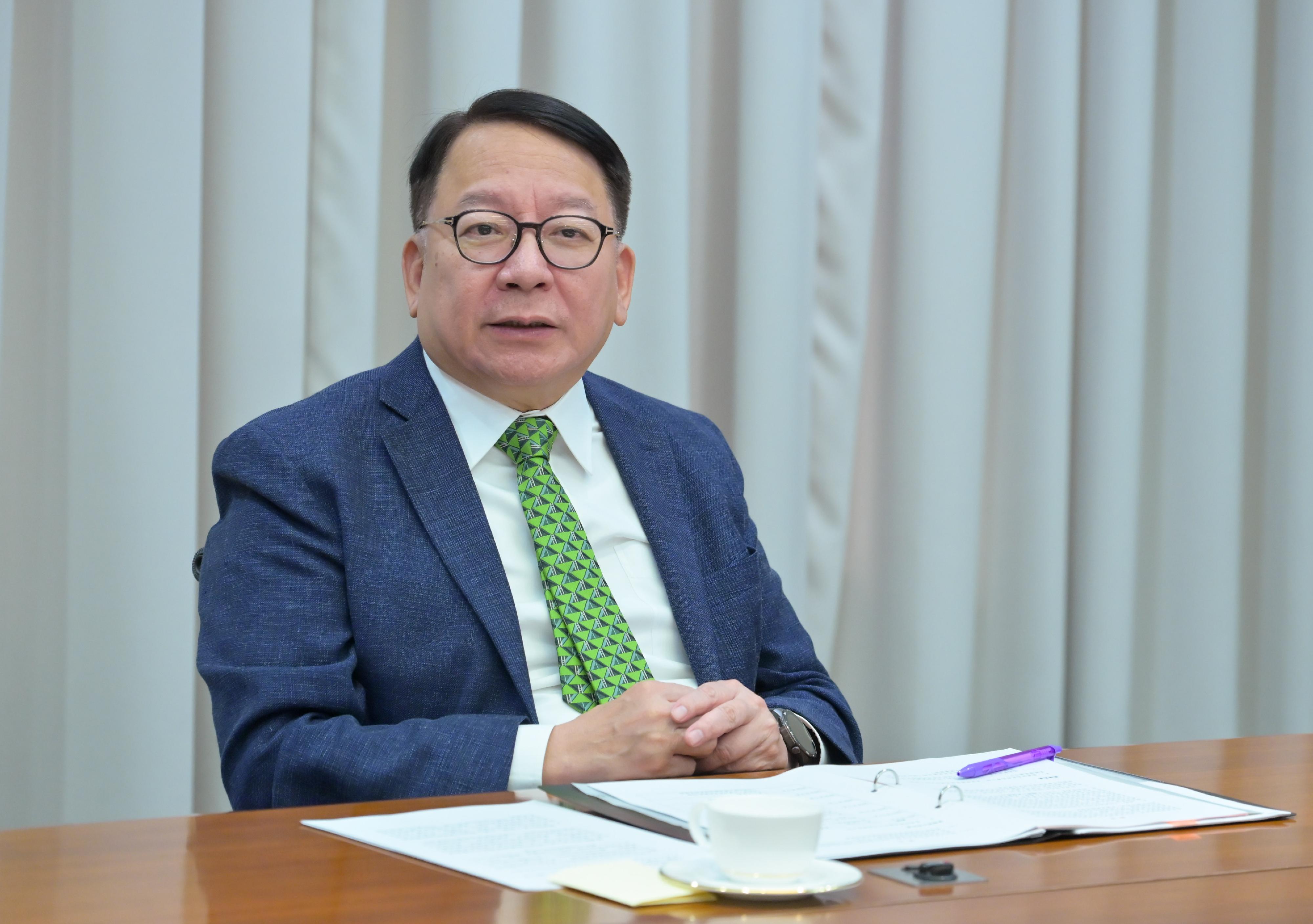 政務司司長陳國基今日（九月三十日）主持「北部都會區發展委員會」轄下「大學城籌劃及建設組」首次會議。