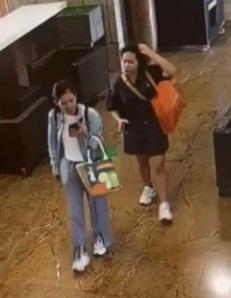 24-year-old woman, Pabuaya Imee-mahilum (right), is about 1.55 metres tall, 50 kilograms in weight and of medium build. She has a round face with yellow complexion and short brown hair. She was last seen wearing a dark blue denim top, dark blue denim shorts and white shoes.

33-year-old woman, Tibay Aleli-perez (left), is about 1.58 metres tall, 50 kilograms in weight and of thin build. She has a round face with yellow complexion and long black hair. She was last seen wearing a light blue long-sleeved top, light blue denim trousers and white shoes.

