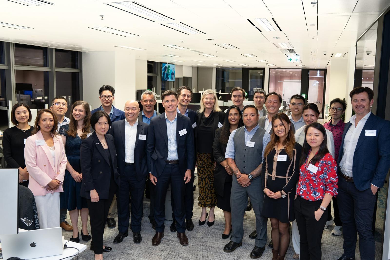 Invest Hong Kong (InvestHK) announced today (October 28) that leading global trading firm IMC Trading (IMC) has expanded its Hong Kong office located in Central. Photo shows the teams of InvestHK and IMC at the opening ceremony.