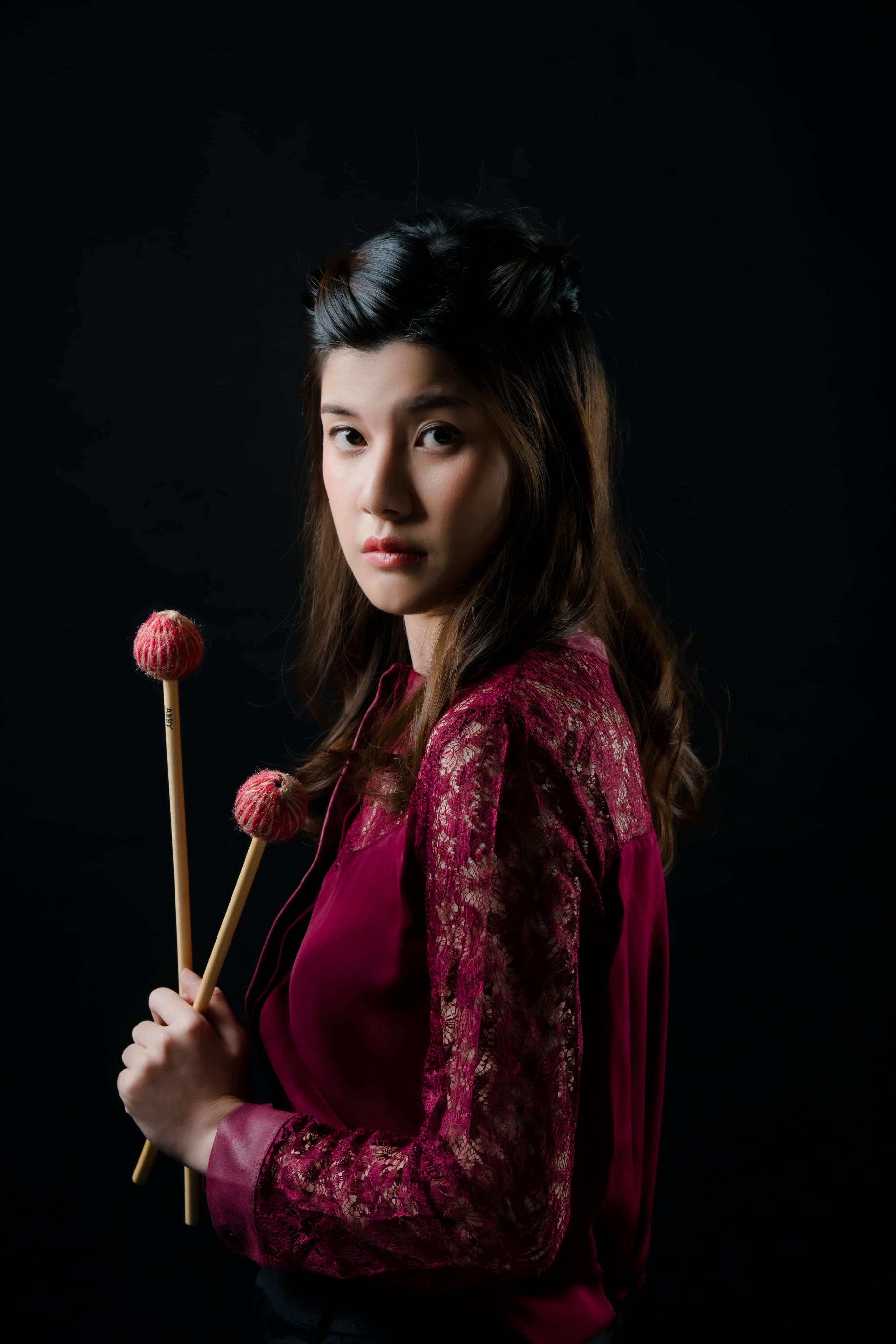 The Leisure and Cultural Services Department's "Hong Kong Artists" Series will present a guzheng recital by Grammy Yeung in December. Photo shows percussionist Abby Chan.