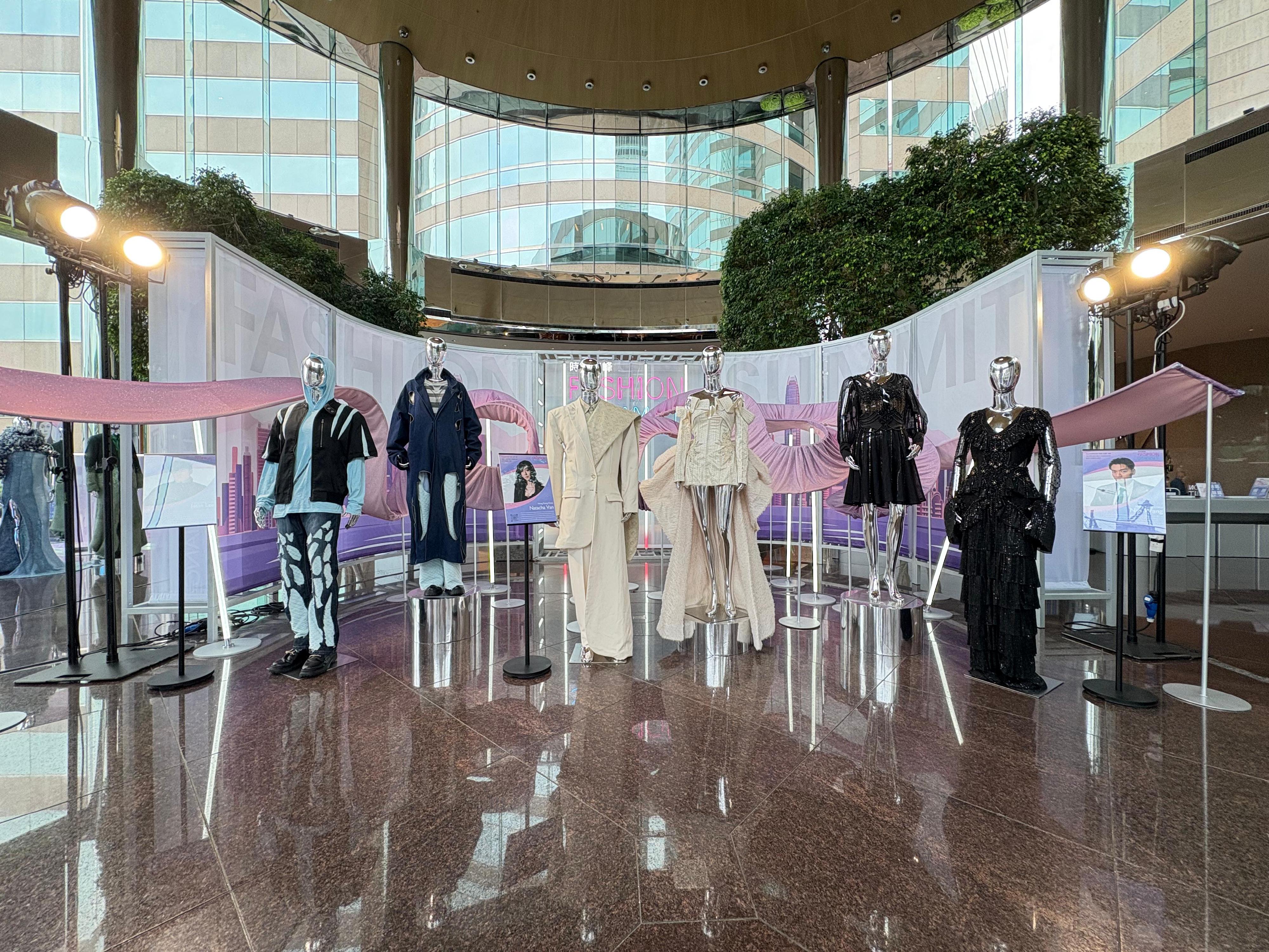 Presented by the Government of the Hong Kong Special Administrative Region, spearheaded and sponsored by the Cultural and Creative Industries Development Agency of the Culture, Sports and Tourism Bureau, the second edition of Hong Kong Fashion Fest will take place from November 22 to December 7, featuring seven flagship programmes. Photo shows the fashion exhibition under Fashion Summit (Hong Kong) 2025 held at the Rotunda, Exchange Square, Central, from November 12 to 29. 

