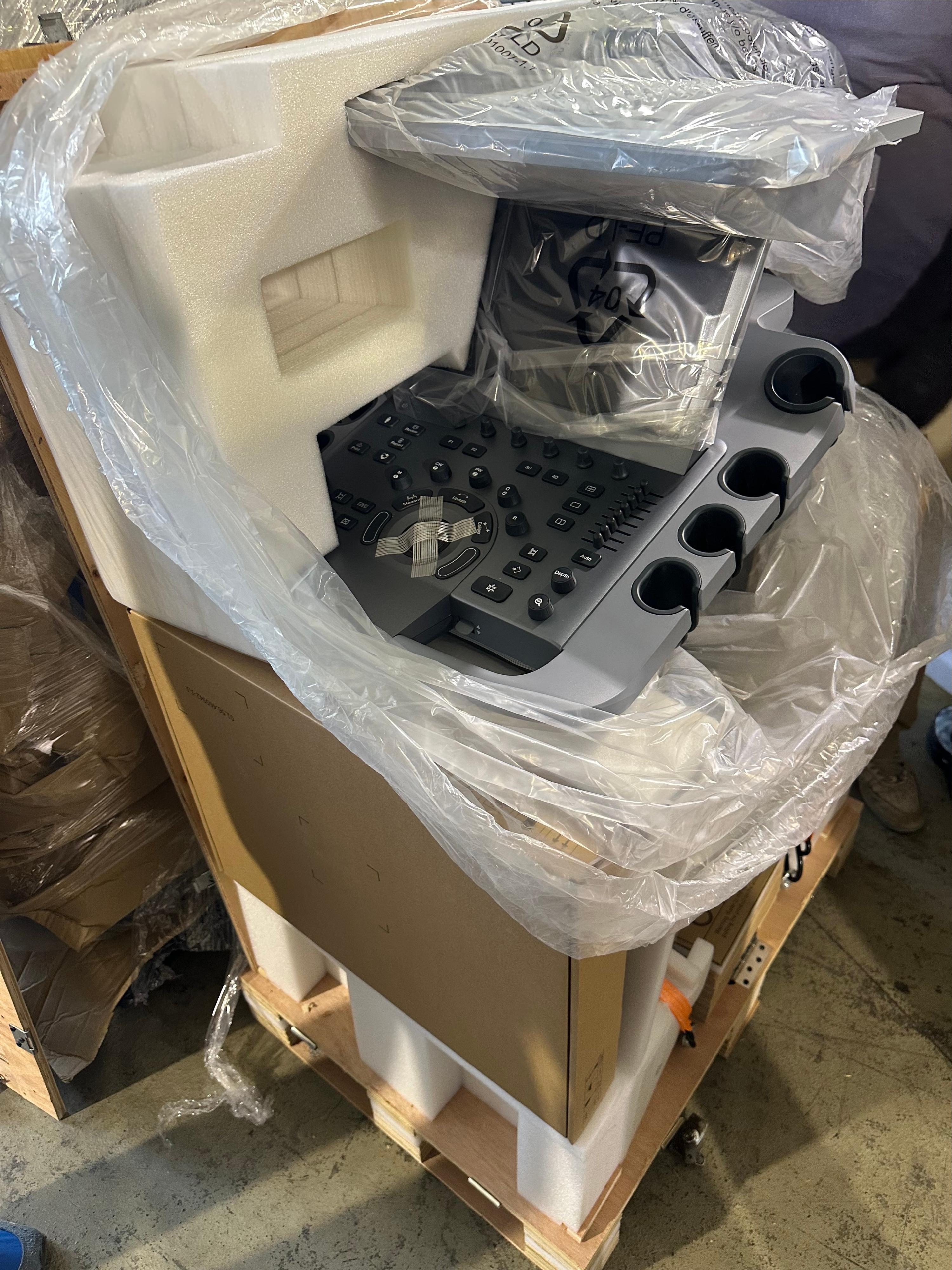 Hong Kong Customs detected a suspected smuggling case involving an ocean-going vessel on November 19. A large batch of suspected smuggled goods with an estimated market value of about $195 million was seized. Photo shows medical equipment seized.