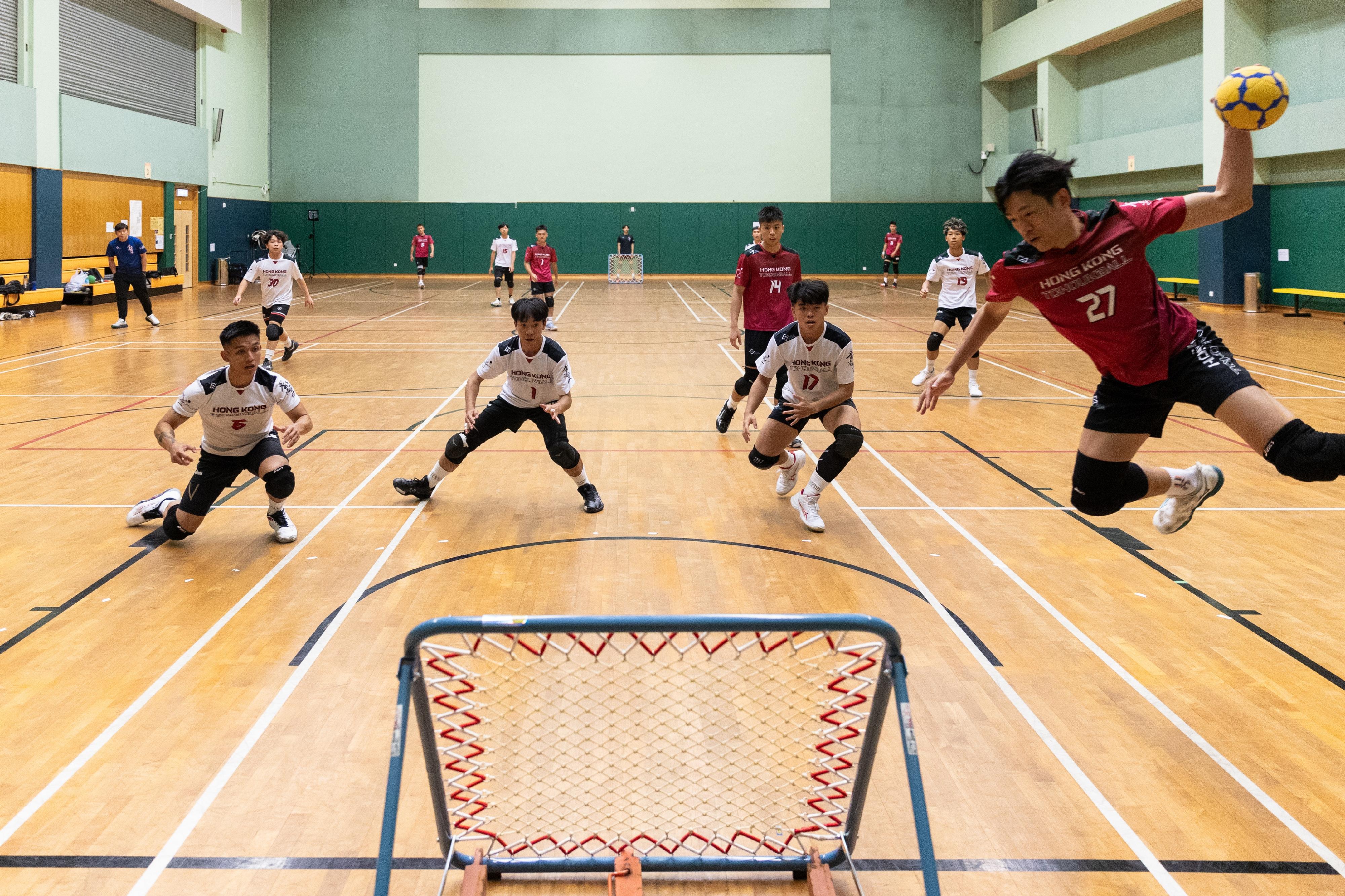 The Leisure and Cultural Services Department's Subvention Scheme for New Sports for 2026-27 is now open for application. Photo shows one of the new sports, tchoukball, subvented under the scheme.