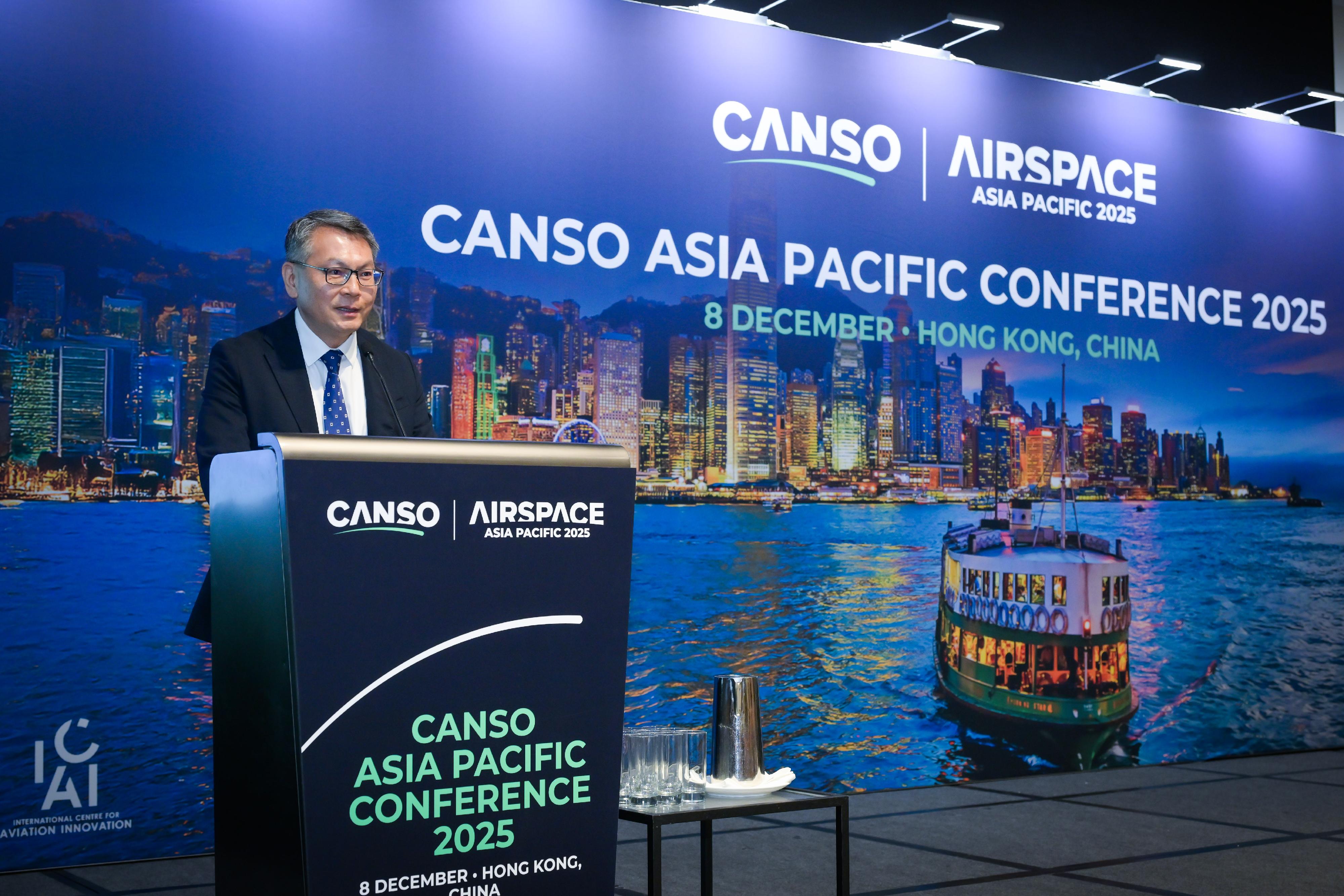 The Director-General of Civil Aviation, Mr Victor Liu, delivered an opening speech at the Civil Air Navigation Services Organisation Asia Pacific Conference 2025 on December 8.