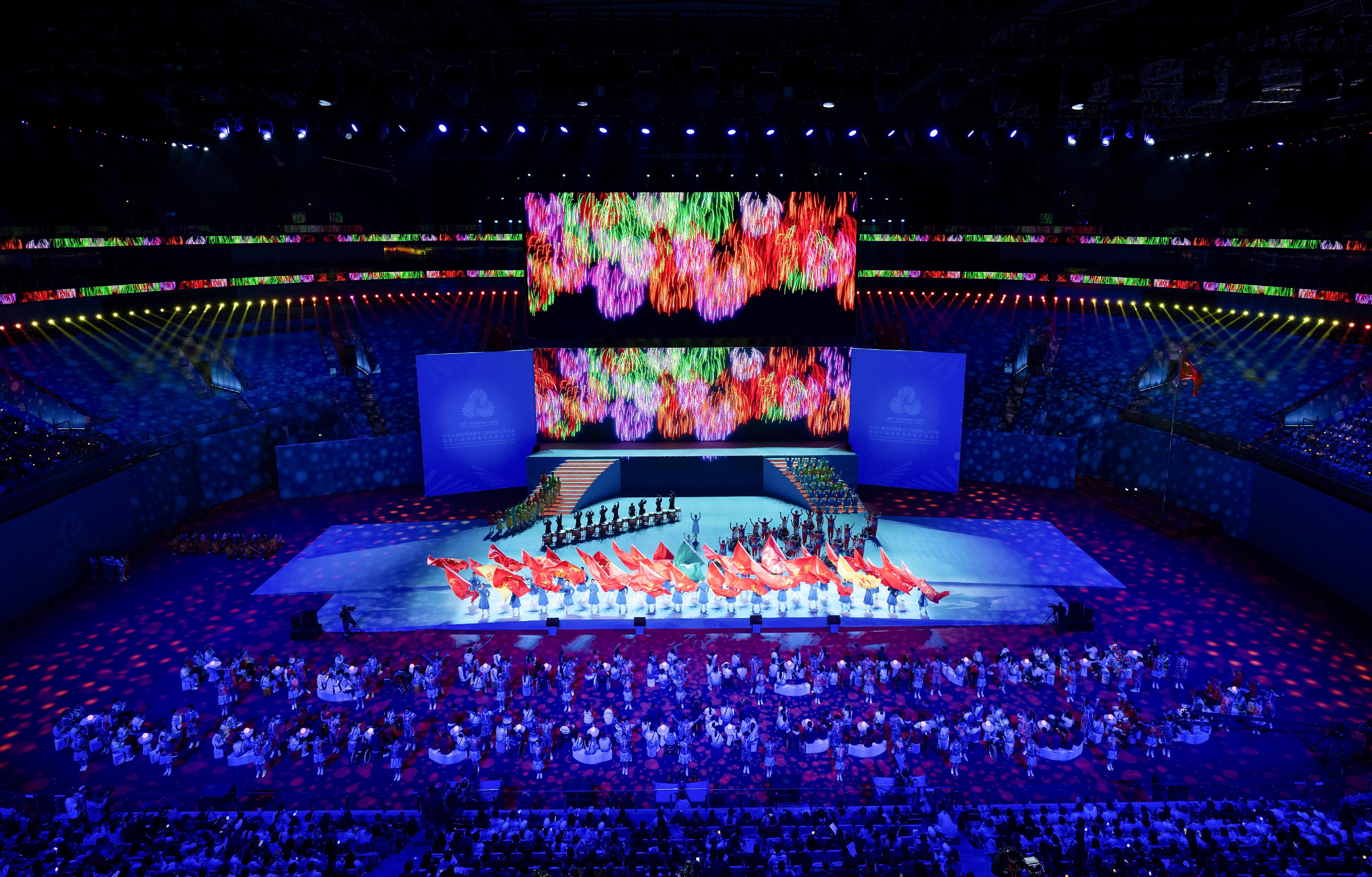 政務司司長陳國基今日(十二月十五日)在深圳出席全國第十二屆殘疾人運動會暨第九屆特殊奧林匹克運動會閉幕活動。