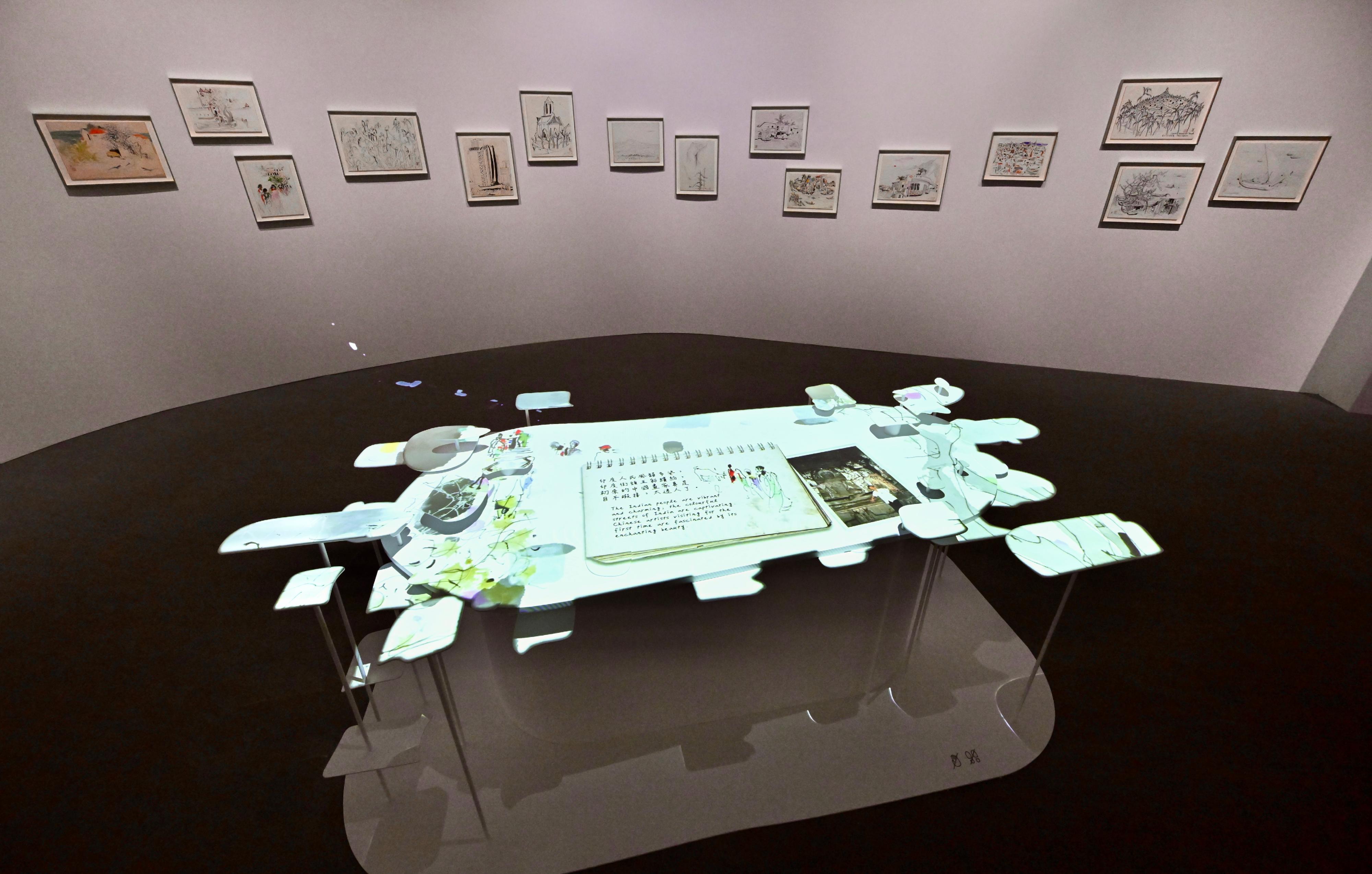 The Hong Kong Museum of Art (HKMoA) today (December 23) unveils the "Guanzhong: Encountering Landscapes" exhibition, featuring precious paintings by art master Wu Guanzhong, including some sketches being shown for the first time after their donation to the HKMoA.