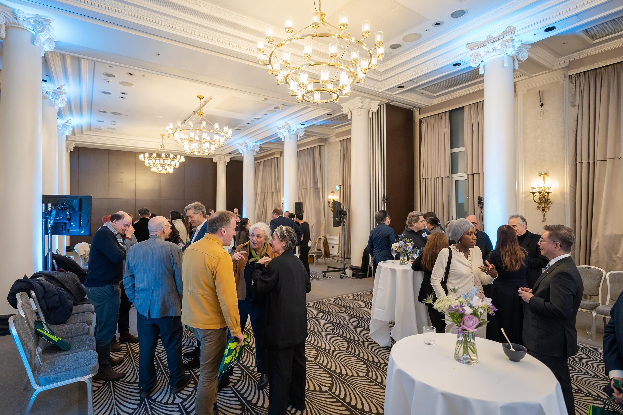 The Hong Kong Economic and Trade Office in London (London ETO) co-hosted a reception titled Pulse of the Pearl: The Business of Avant-garde with Hong Kong Baptist University in London on January 19 (London time) to promote the latest developments and investment opportunities in Hong Kong's art-tech sector. Around 60 participants joined the event, including representatives from the business, cultural, and academic sectors, providing a valuable platform for dialogue, networking and collaboration between Hong Kong and the United Kingdom. 
