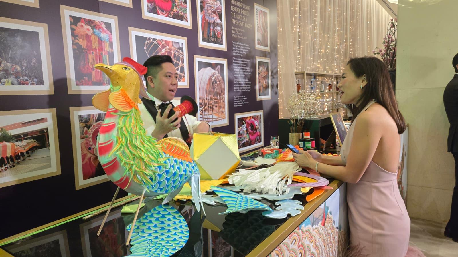 The Hong Kong Economic and Trade Office (Toronto) supported the staging of an exhibition of traditional paper crafting at the F&ecirc;te Chinoise Signature Event at Lunar New Year 2026 on February 7 (Toronto time) to celebrate the Year of the Horse. Attracting the attention of hundreds of guests, the exhibition at the event added much cultural colour to the Lunar New Year celebration.