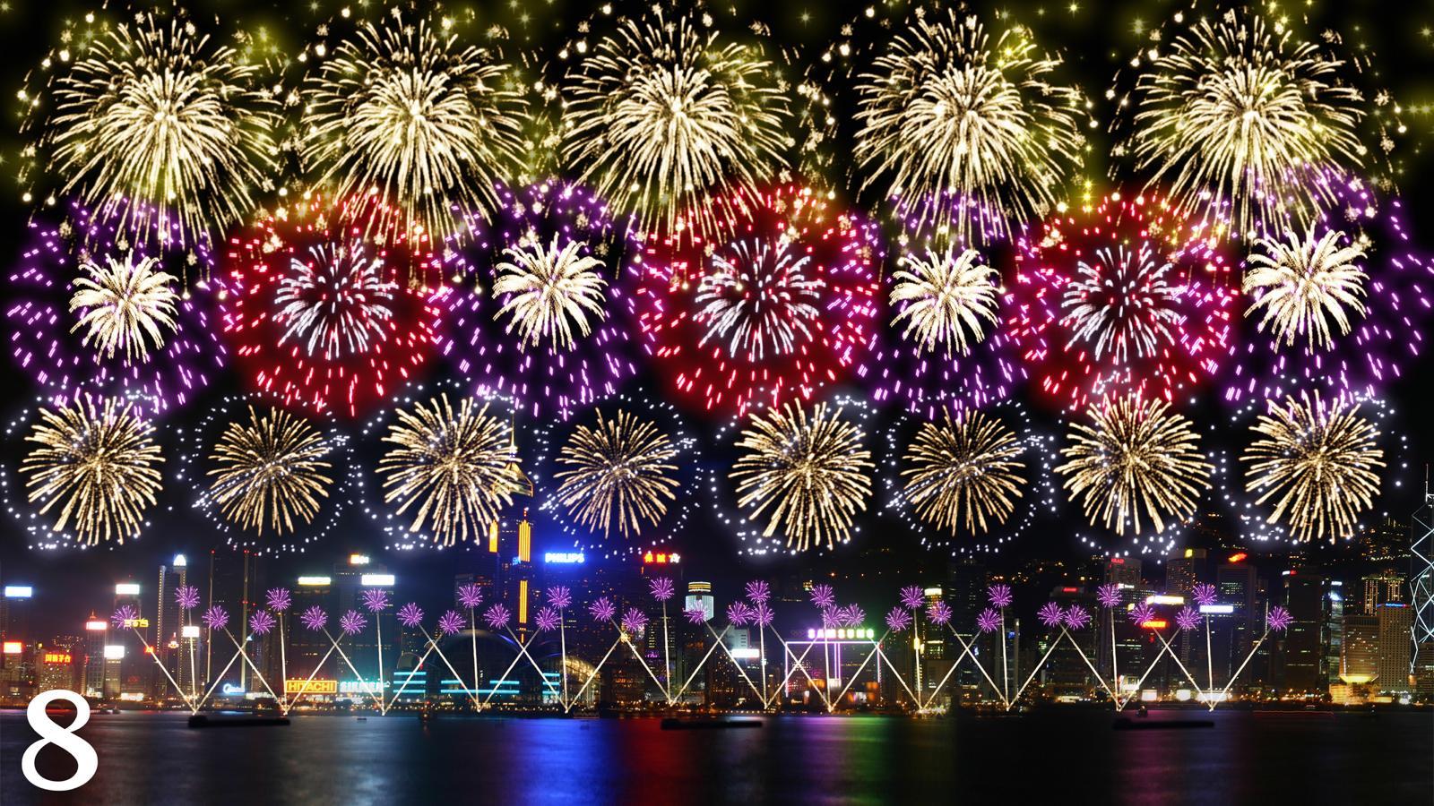 The 2026 Chinese New Year Fireworks Display will be held at 8pm on February 18, the second day of the Chinese New Year, over Victoria Harbour to celebrate the festive season with citizens. Photo shows scene eight: "Triumphant Achievement".
